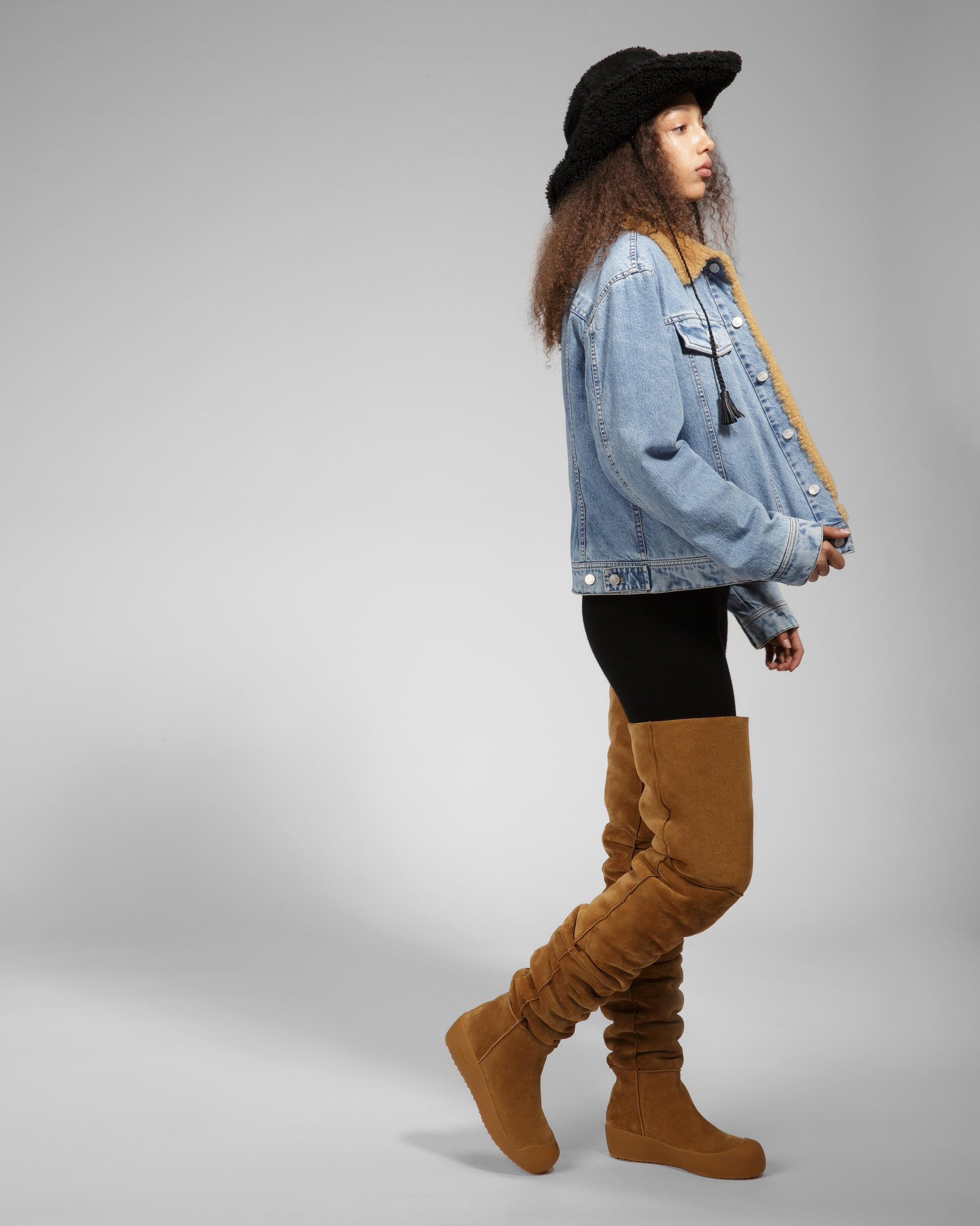 Cortina キャメル レザー ロングブーツ - 女性 - Bally - 08
