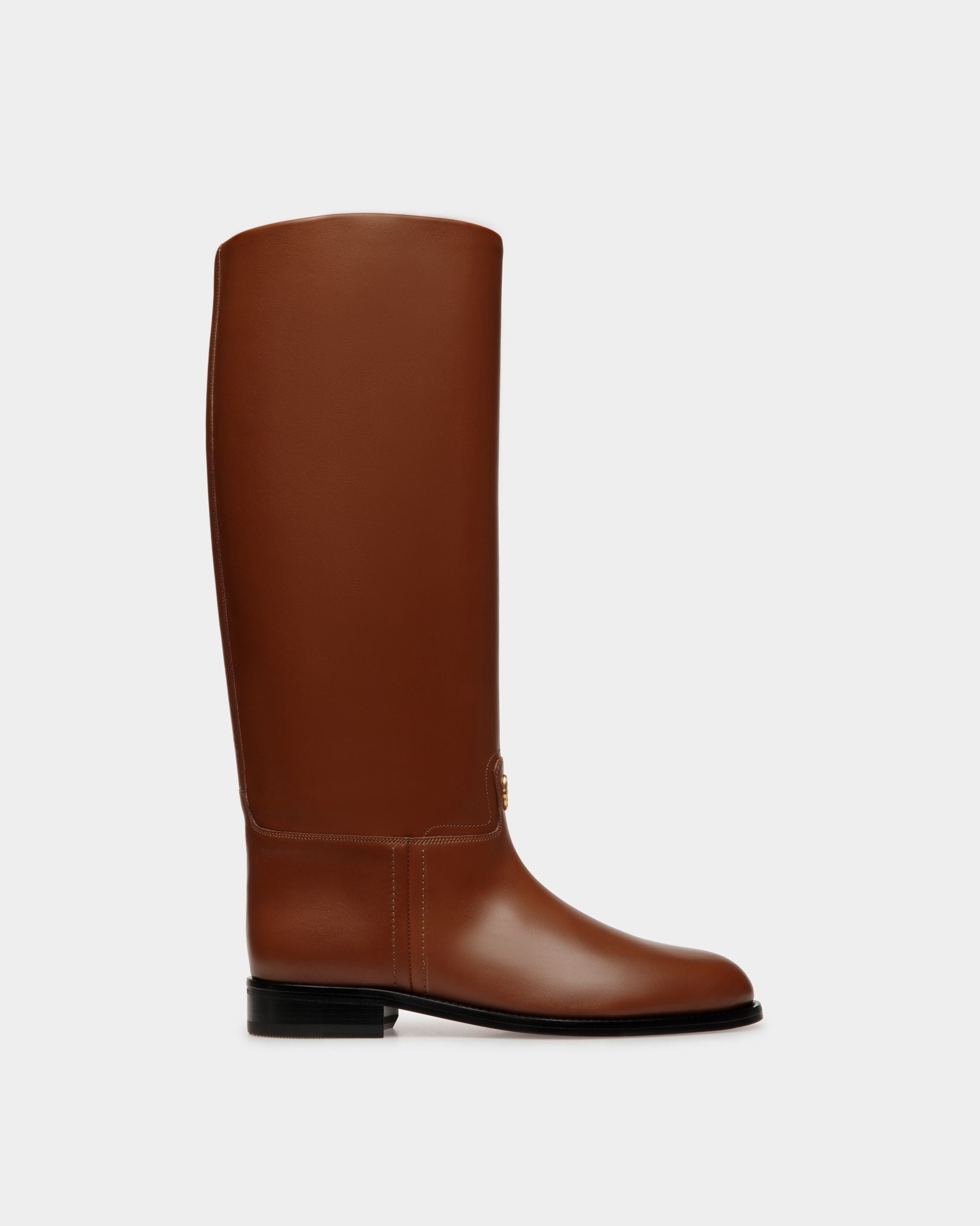 Huntington ロングブーツ ブラウン レザー - 女性 - Bally - 01
