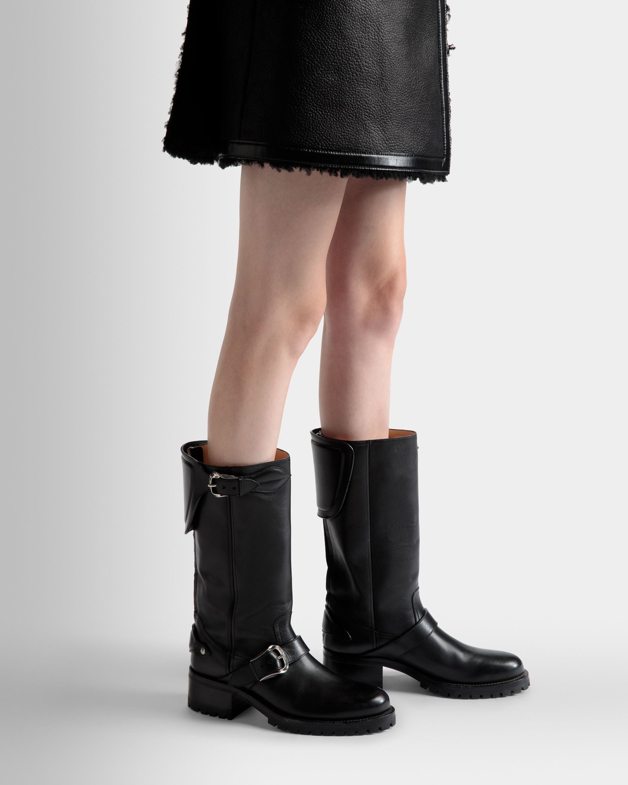 Ardis ロングブーツ ブラック レザー - 女性 - Bally - 02