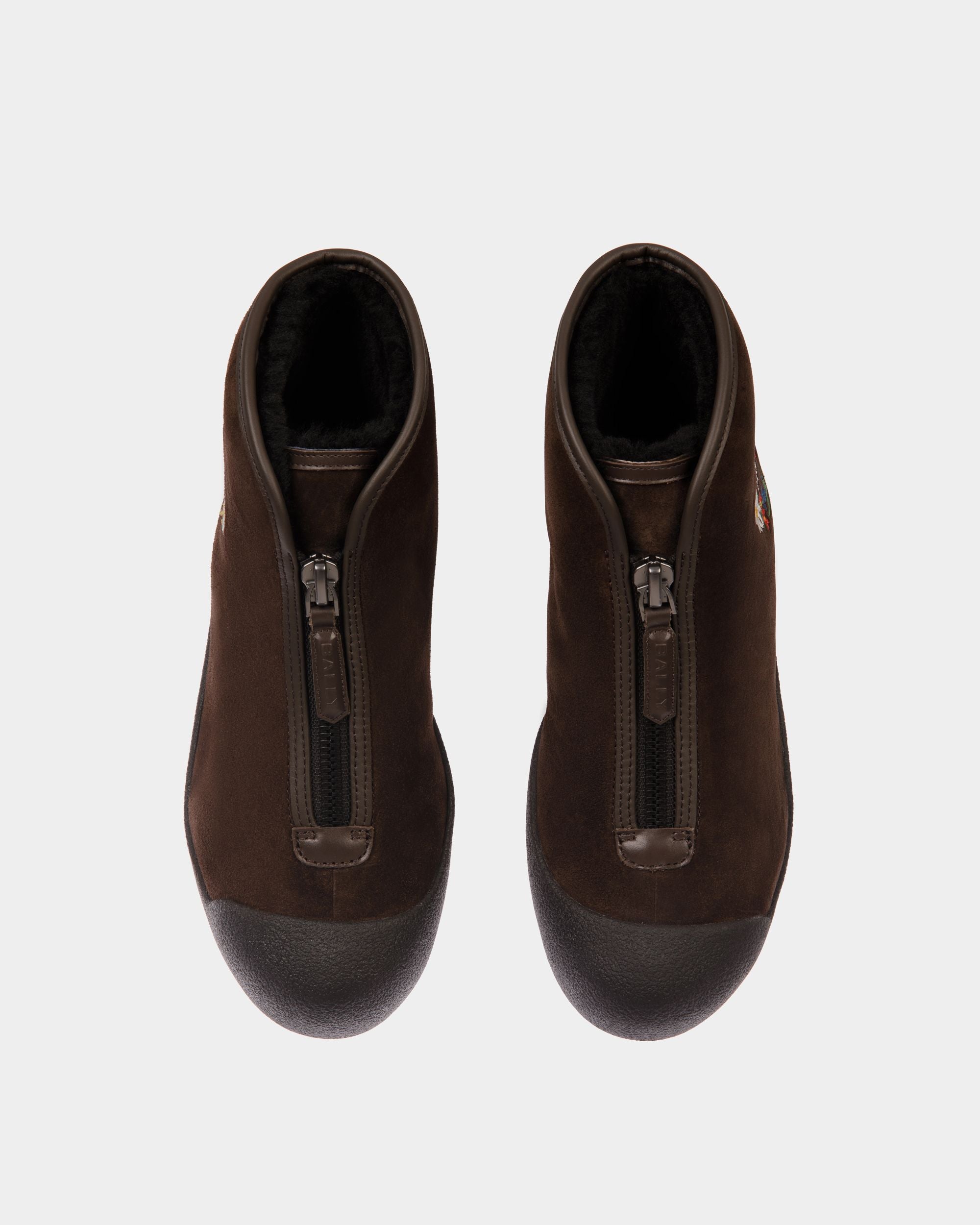 Winter Capsule ブーティ ブラウン スエード - 女性 - Bally - 05