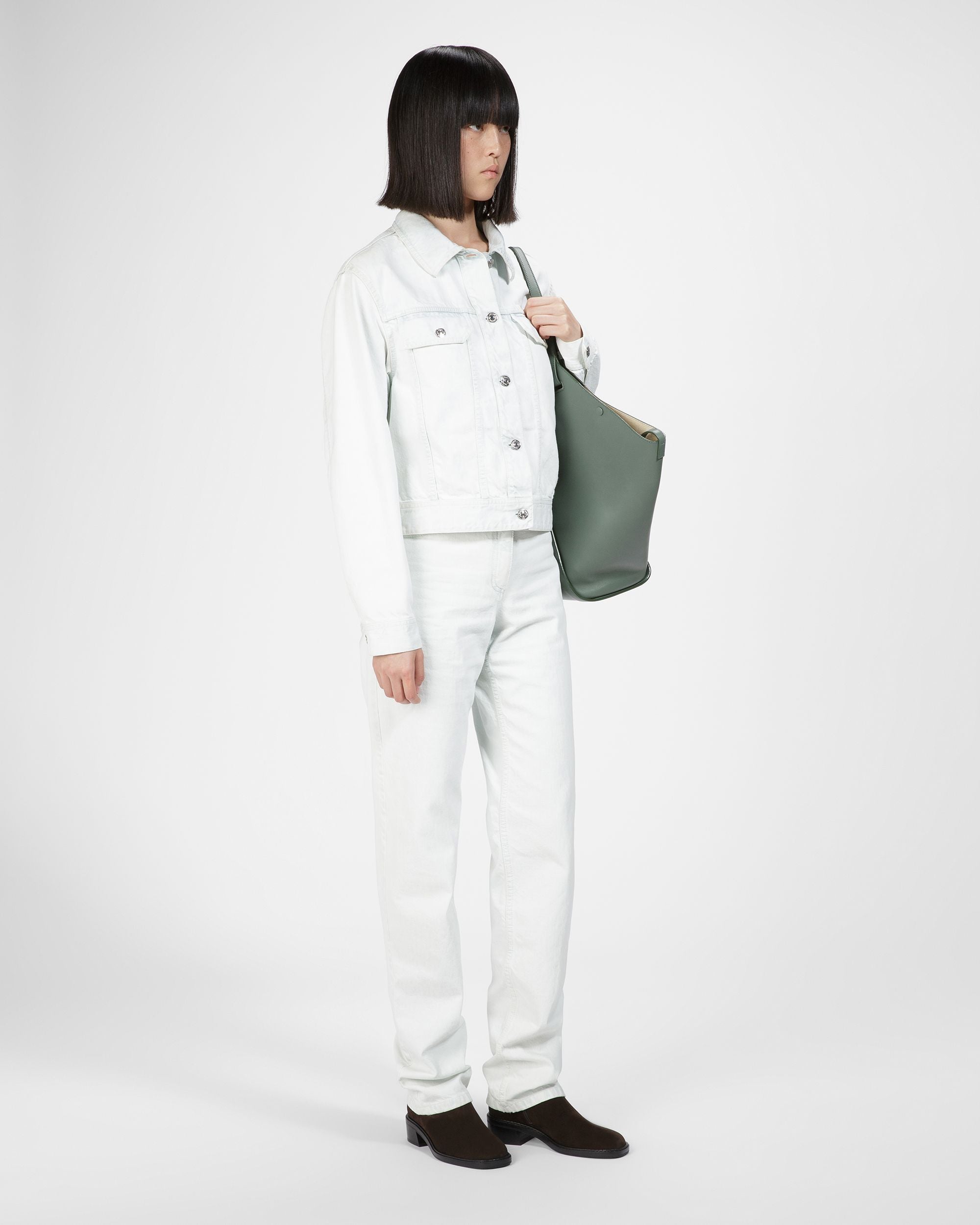 Austine エボニーブラウン レザー ブーツ - 女性 - Bally - 02