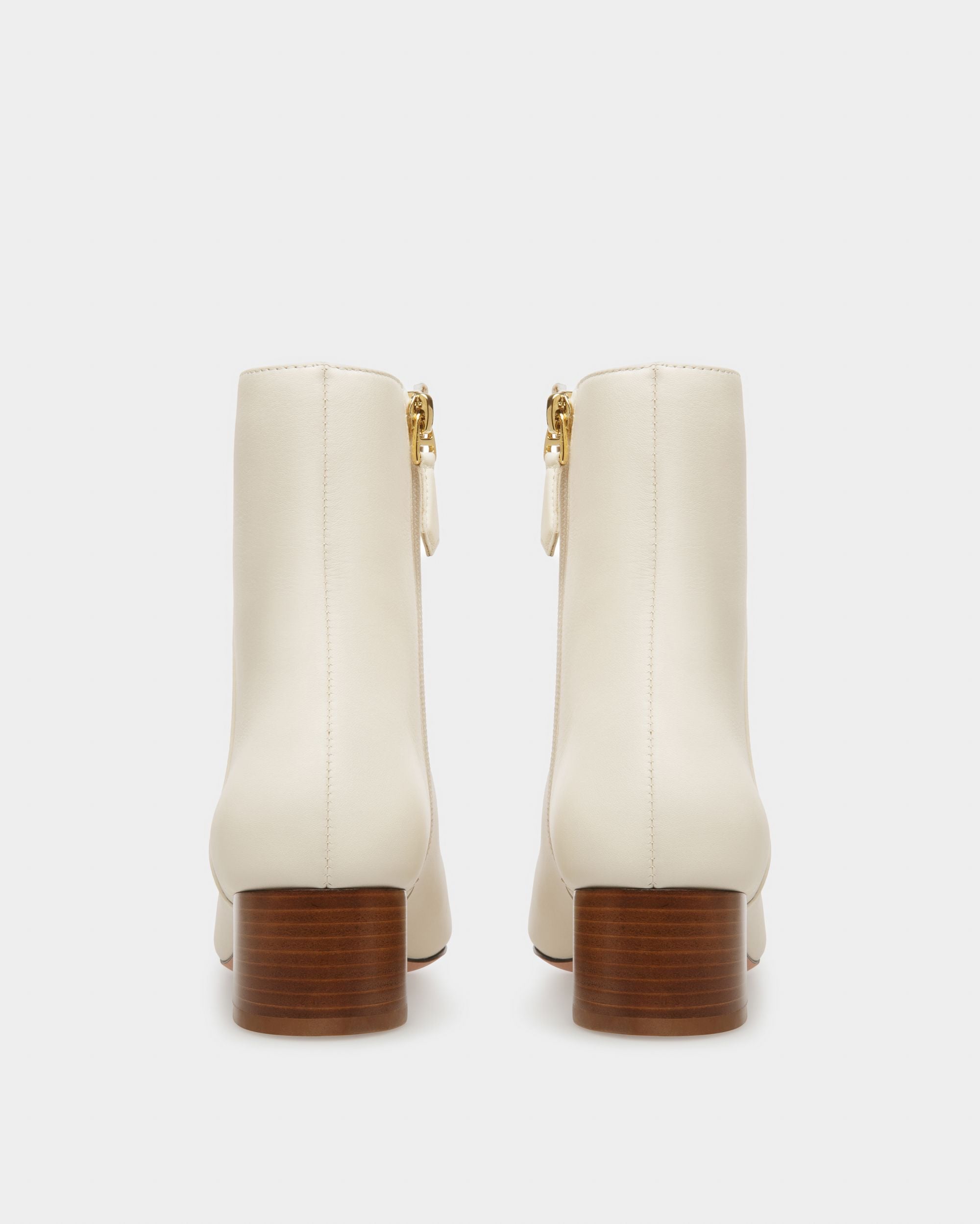 Glenda ボーンホワイト レザー ブーツ - 女性 - Bally - 03