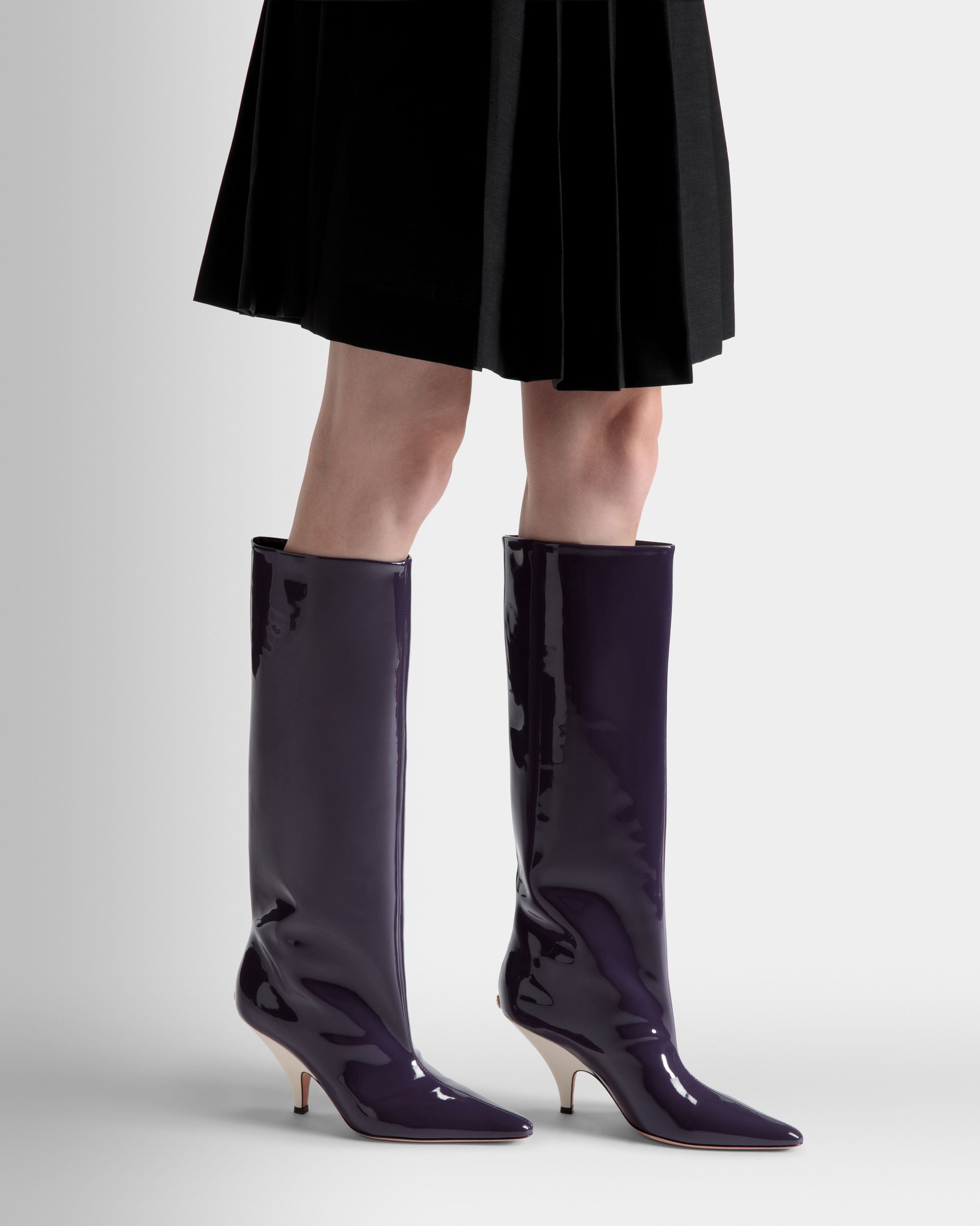 Katy ロングブーツ オーキッド レザー - 女性 - Bally - 02