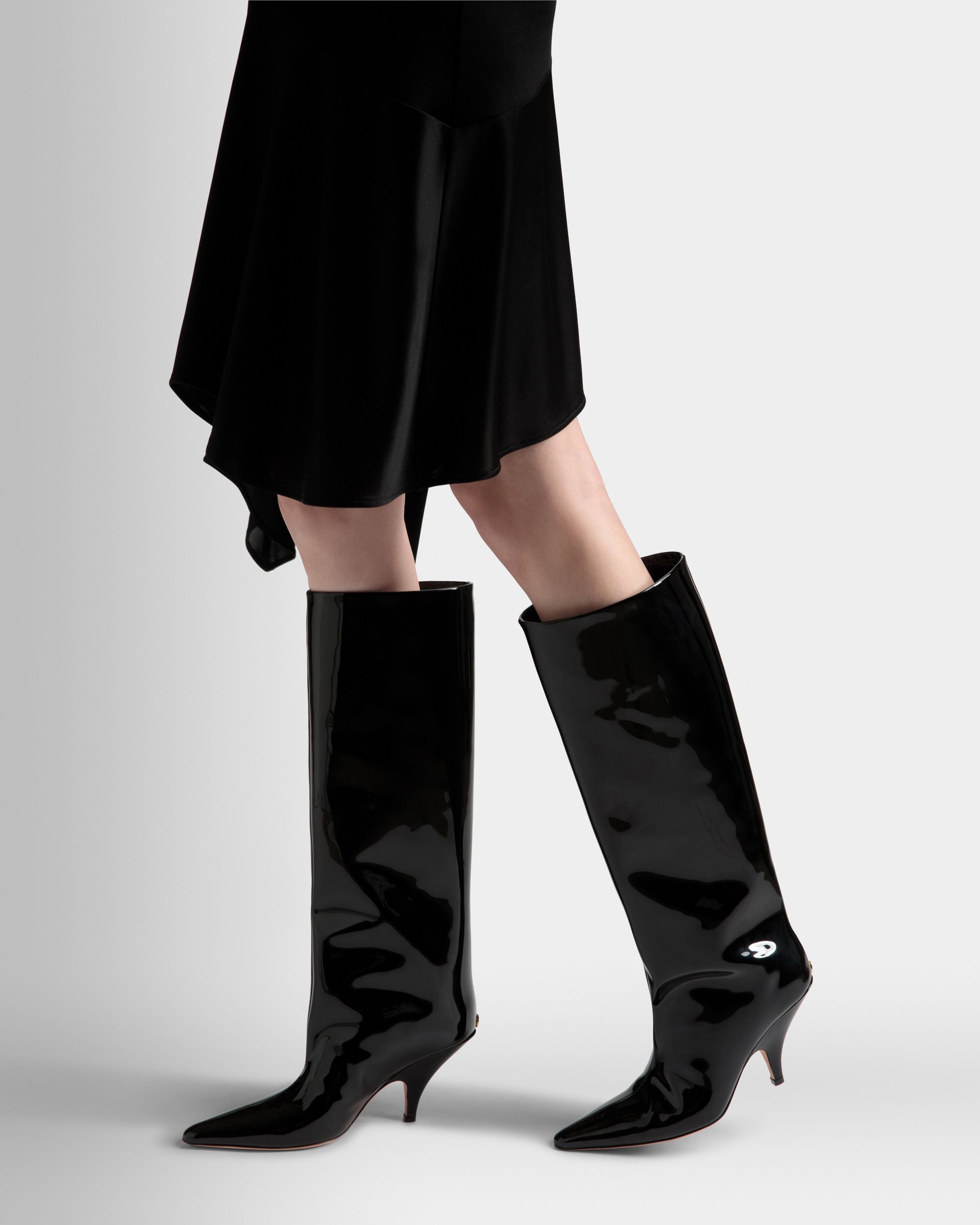 Katy ロングブーツ ブラック レザー - 女性 - Bally - 02