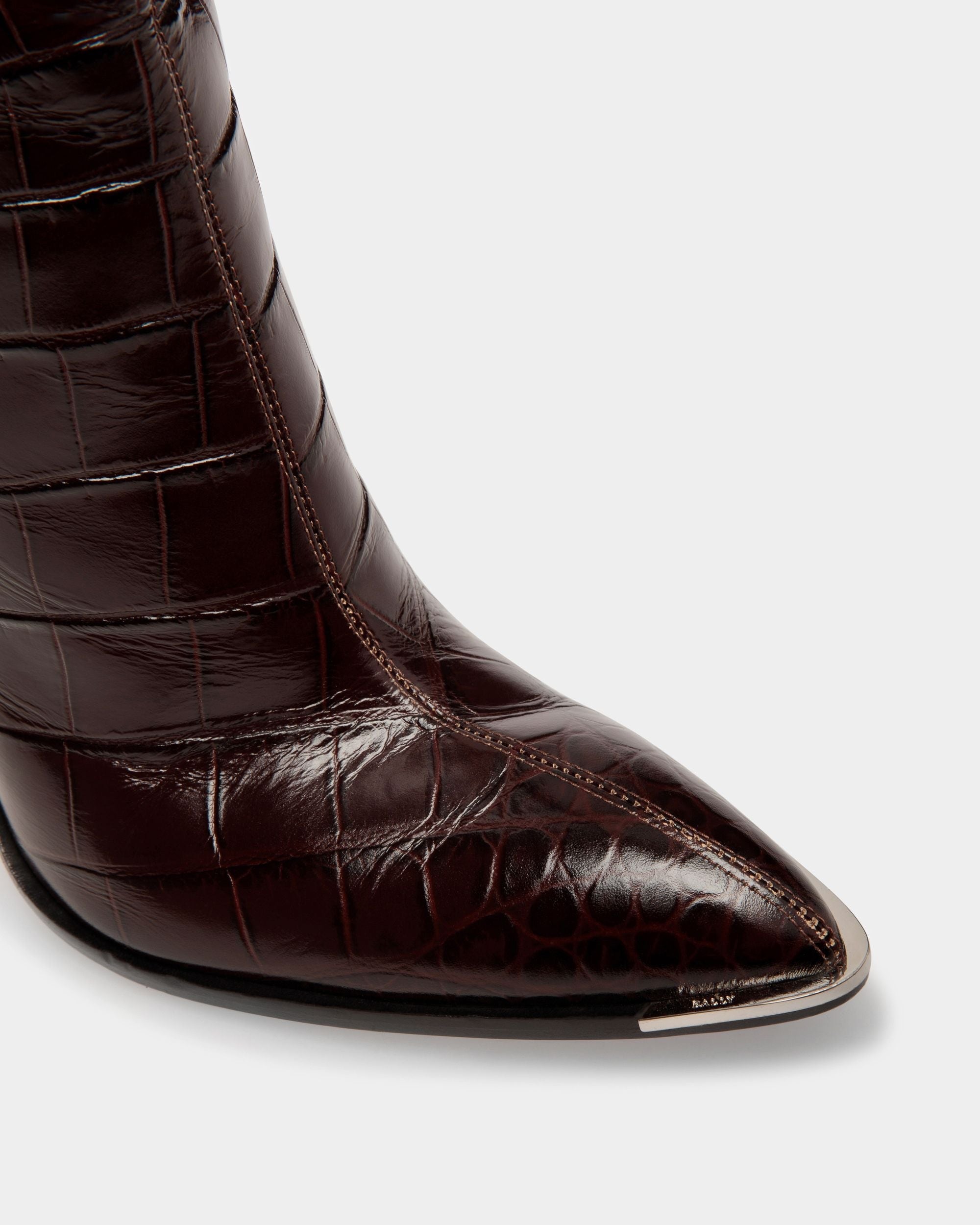 Hedy ロングブーツ バーガンディ レザー - 女性 - Bally - 05