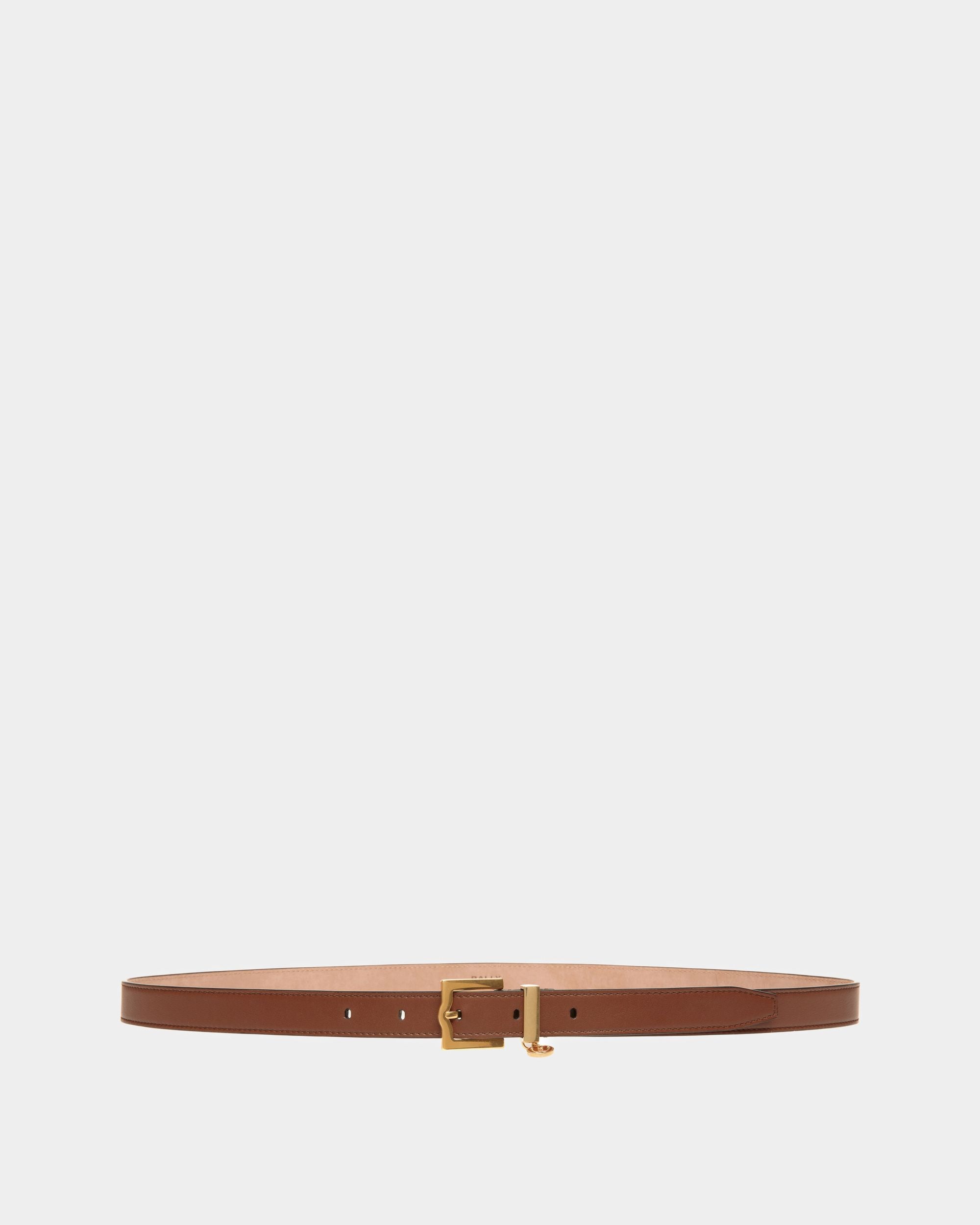 Emblem 20mm ベルト ブラウン レザー - 女性 - Bally - 01