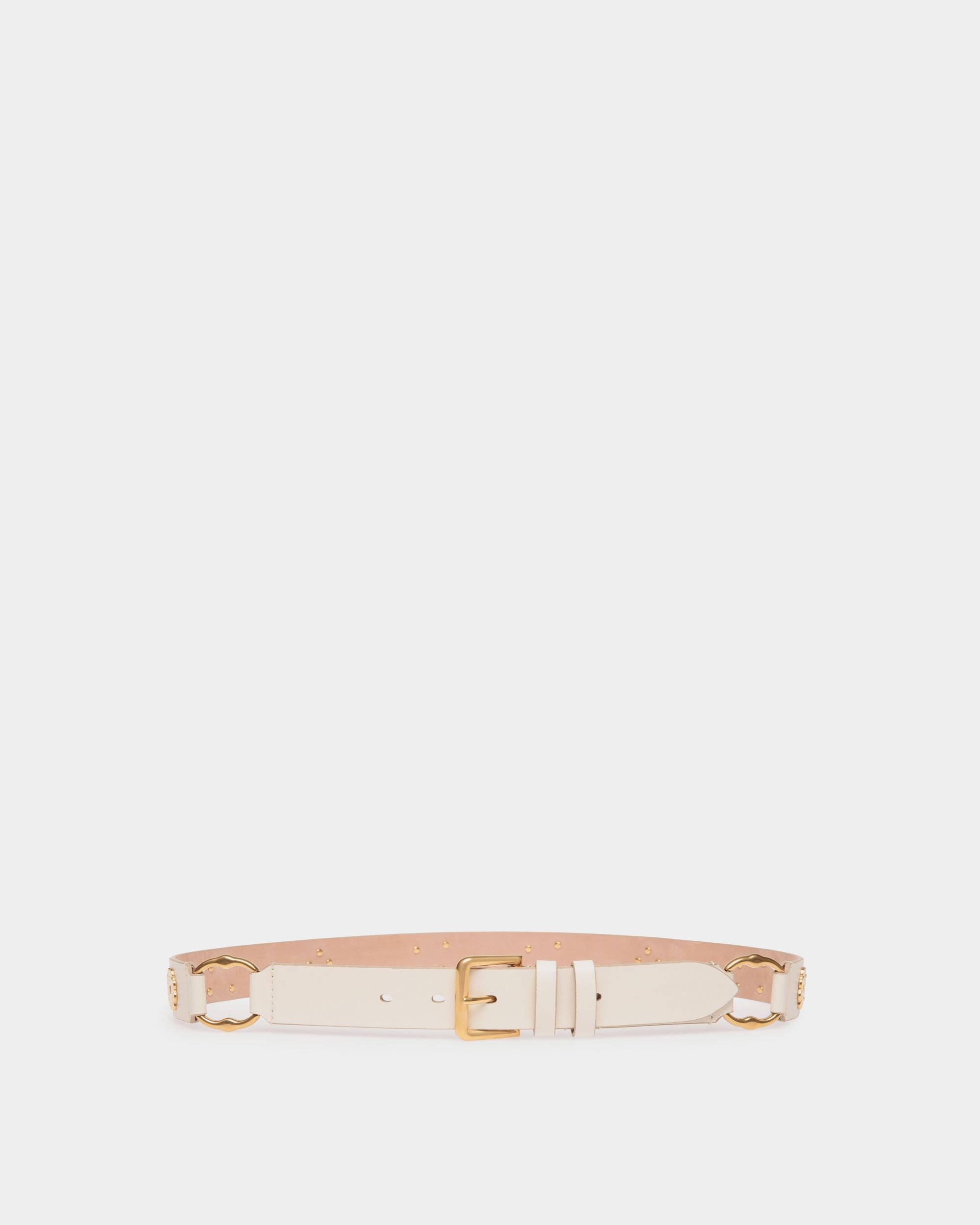 Arkle 85cm ベルト ホワイト レザー - 女性 - Bally - 01