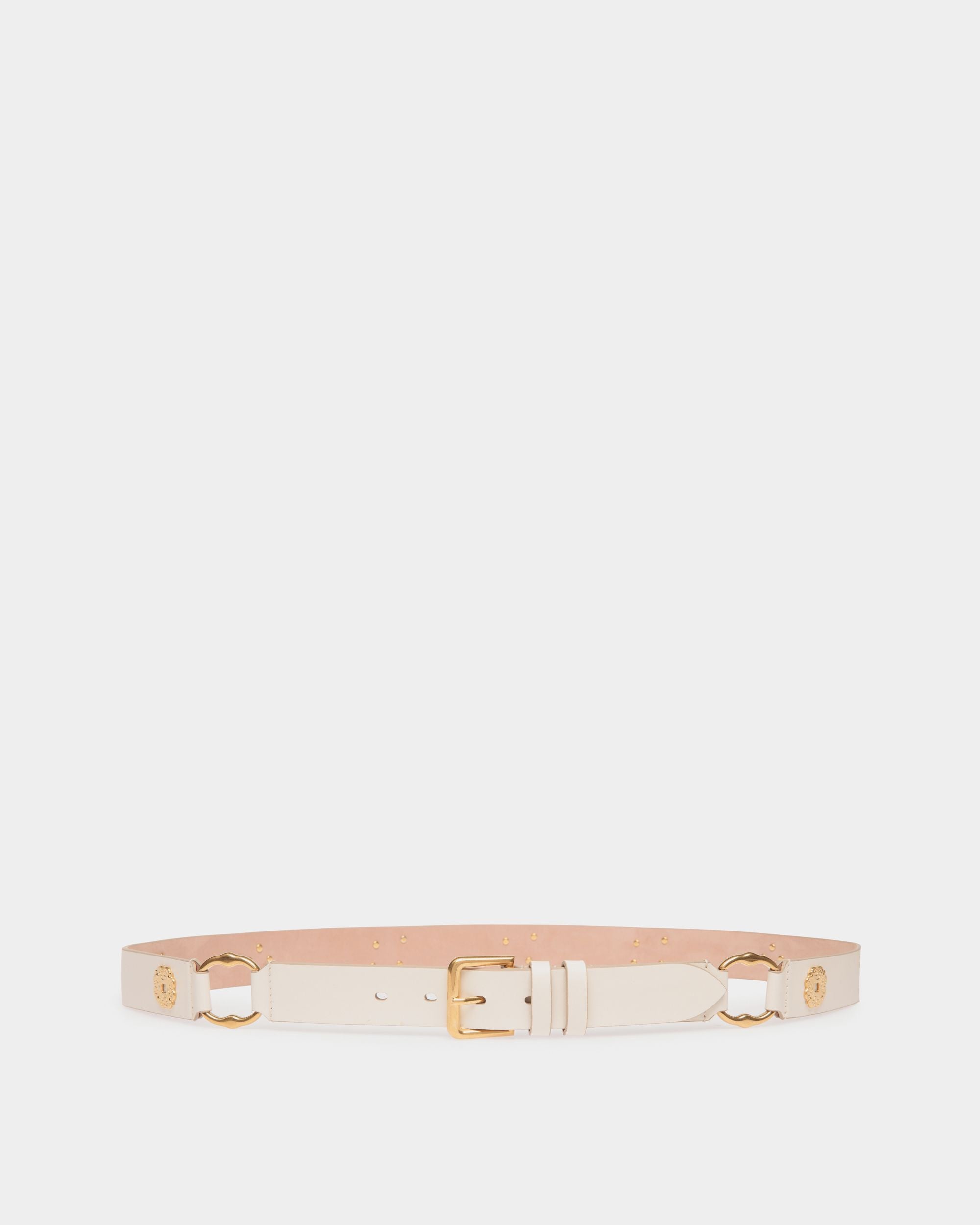 Arkle 105cm ベルト ホワイト レザー - 女性 - Bally - 01