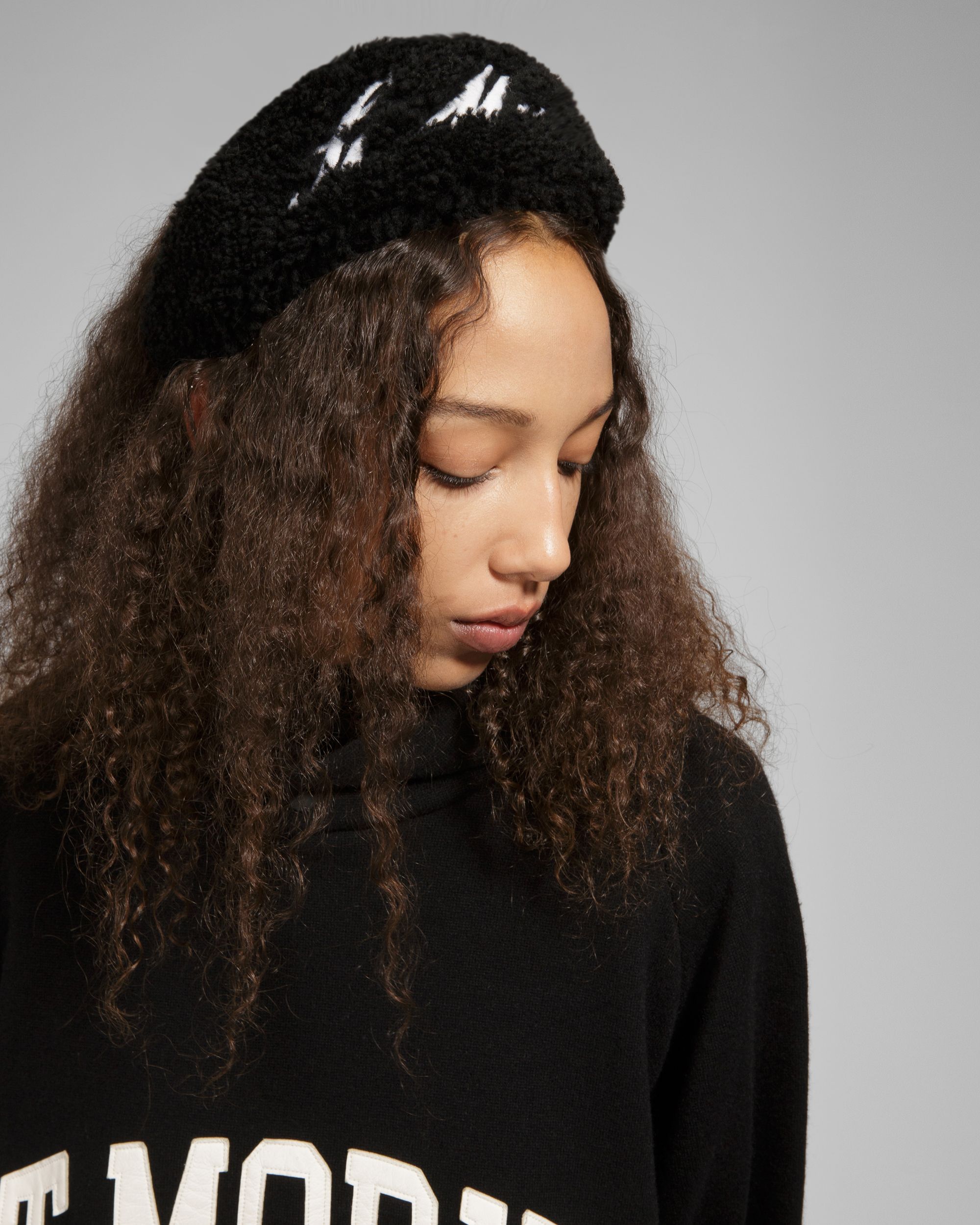 St Moritz ヘアバンド ブラック シアリング アクセサリー - 女性 - Bally - 06