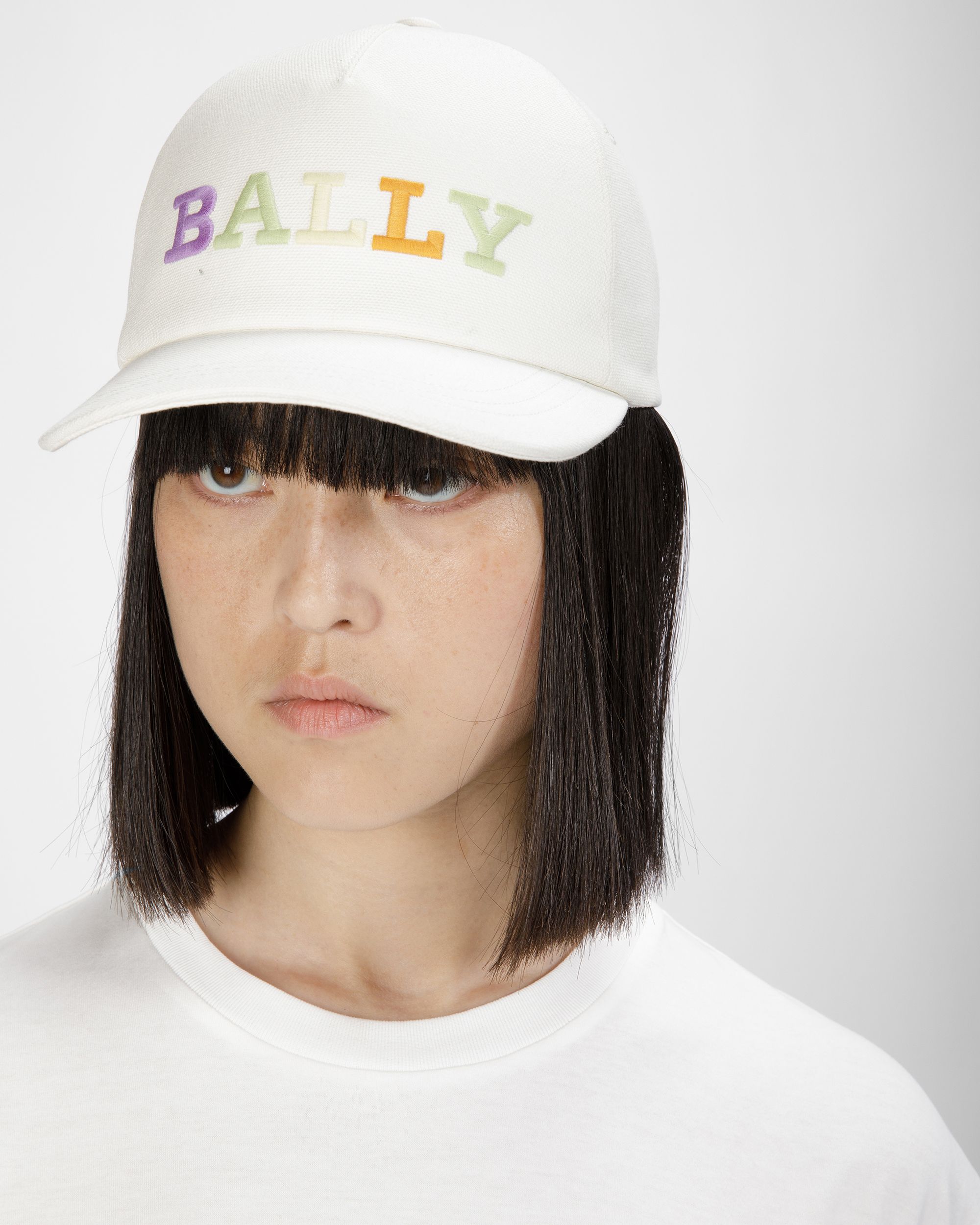 確認中 コットン ラビットモチーフ キャップ - 女性 - Bally - 05