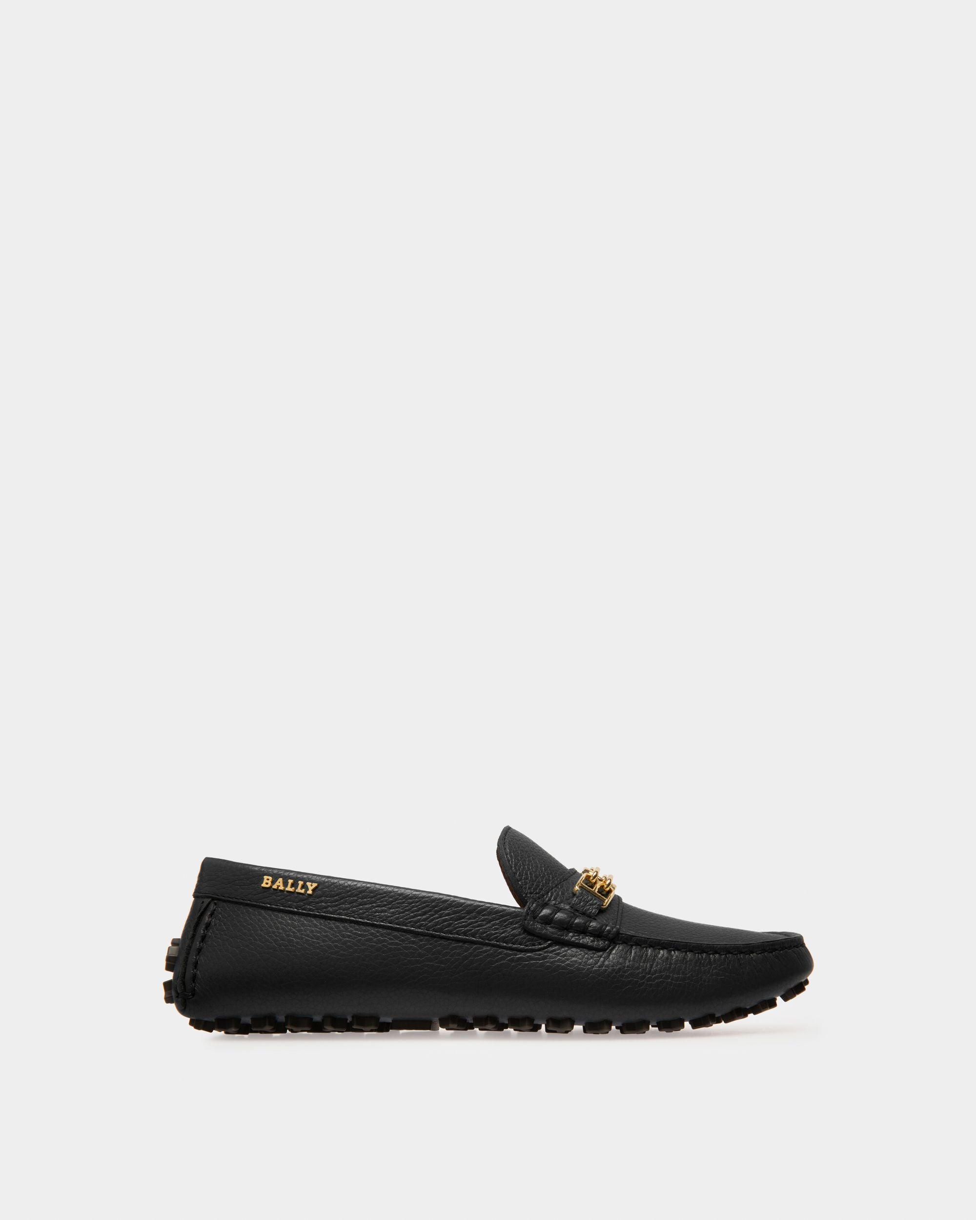Lezy ブラック レザー ドライビングシューズ - 女性 - Bally - 01