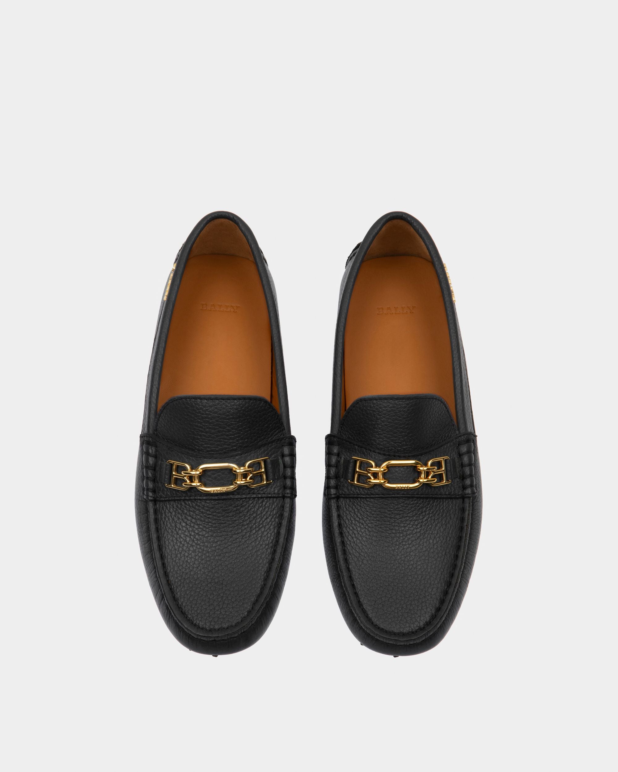 Lezy ブラック レザー ドライビングシューズ - 女性 - Bally - 02