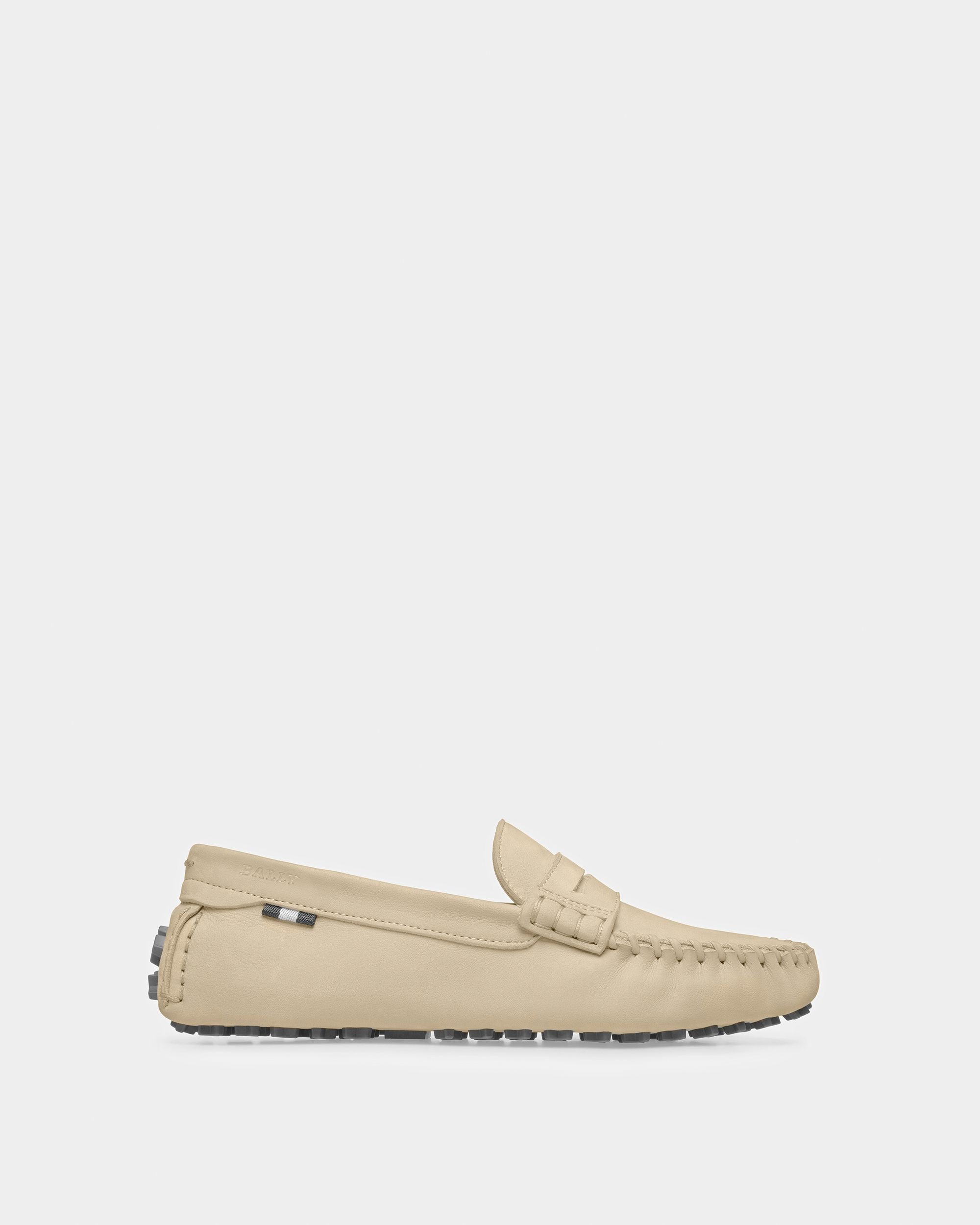 Lamby フォッシルベージュ レザー ドライビングシューズ - 女性 - Bally - 01