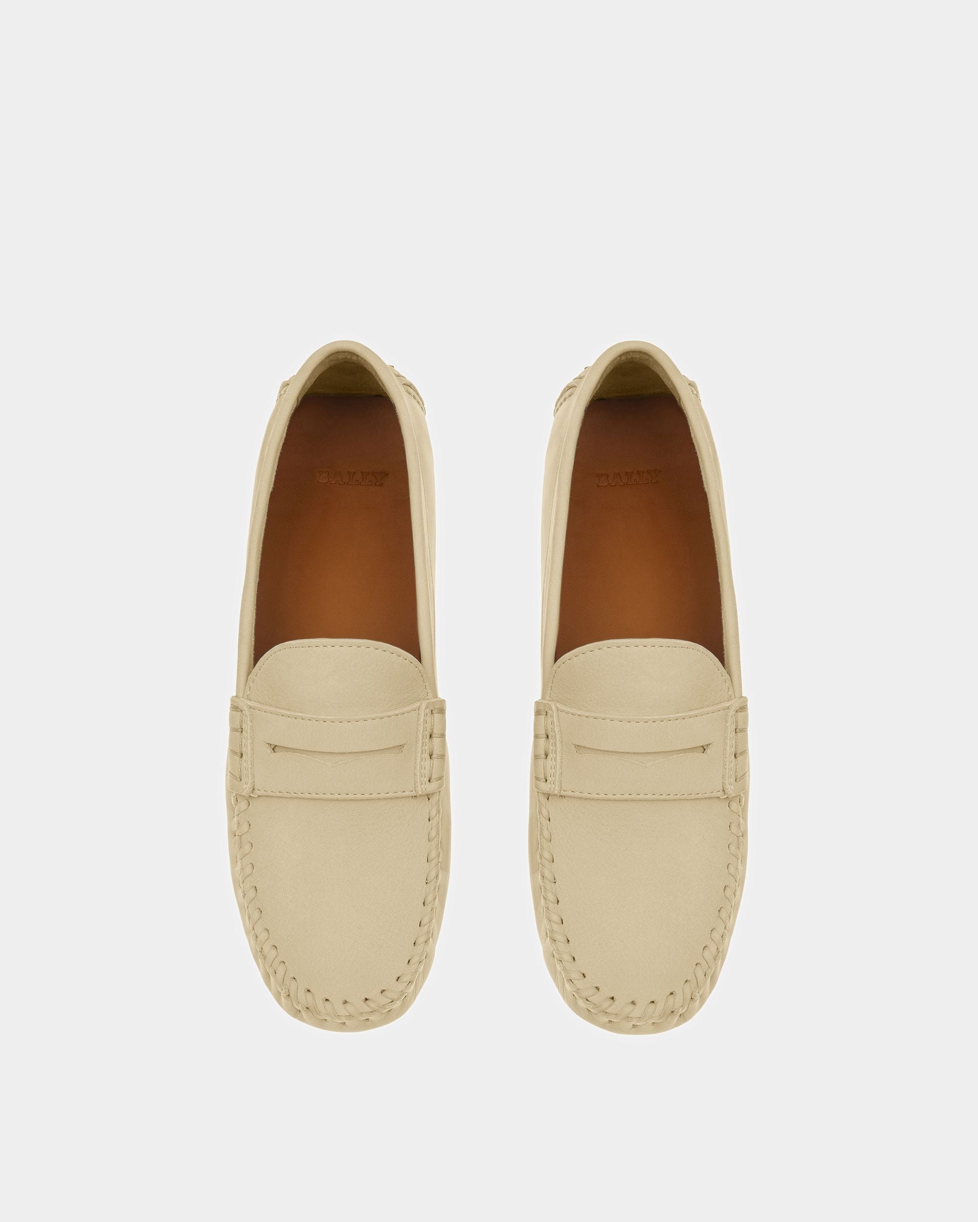 Lamby フォッシルベージュ レザー ドライビングシューズ - 女性 - Bally - 02