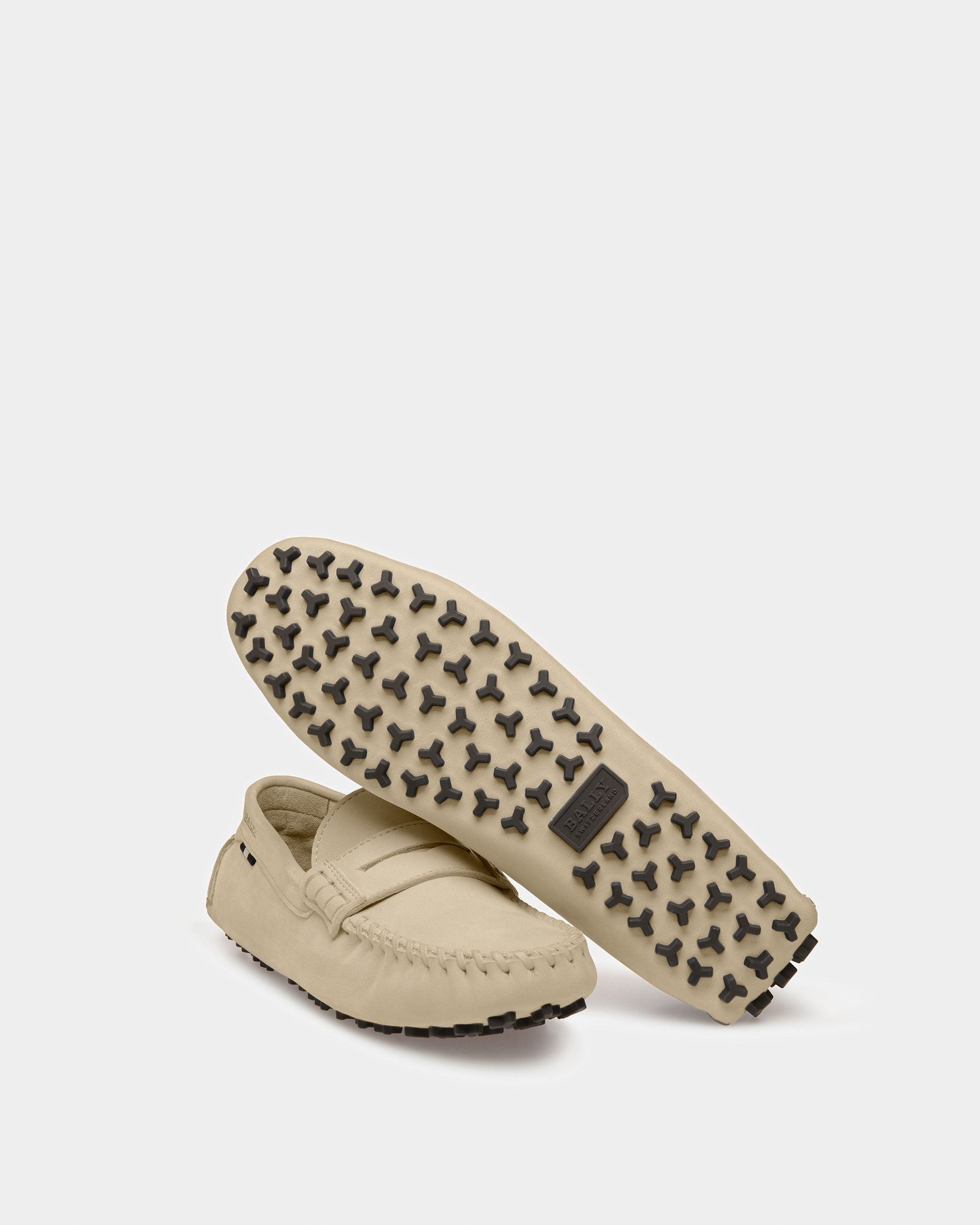 Lamby フォッシルベージュ レザー ドライビングシューズ - 女性 - Bally - 05