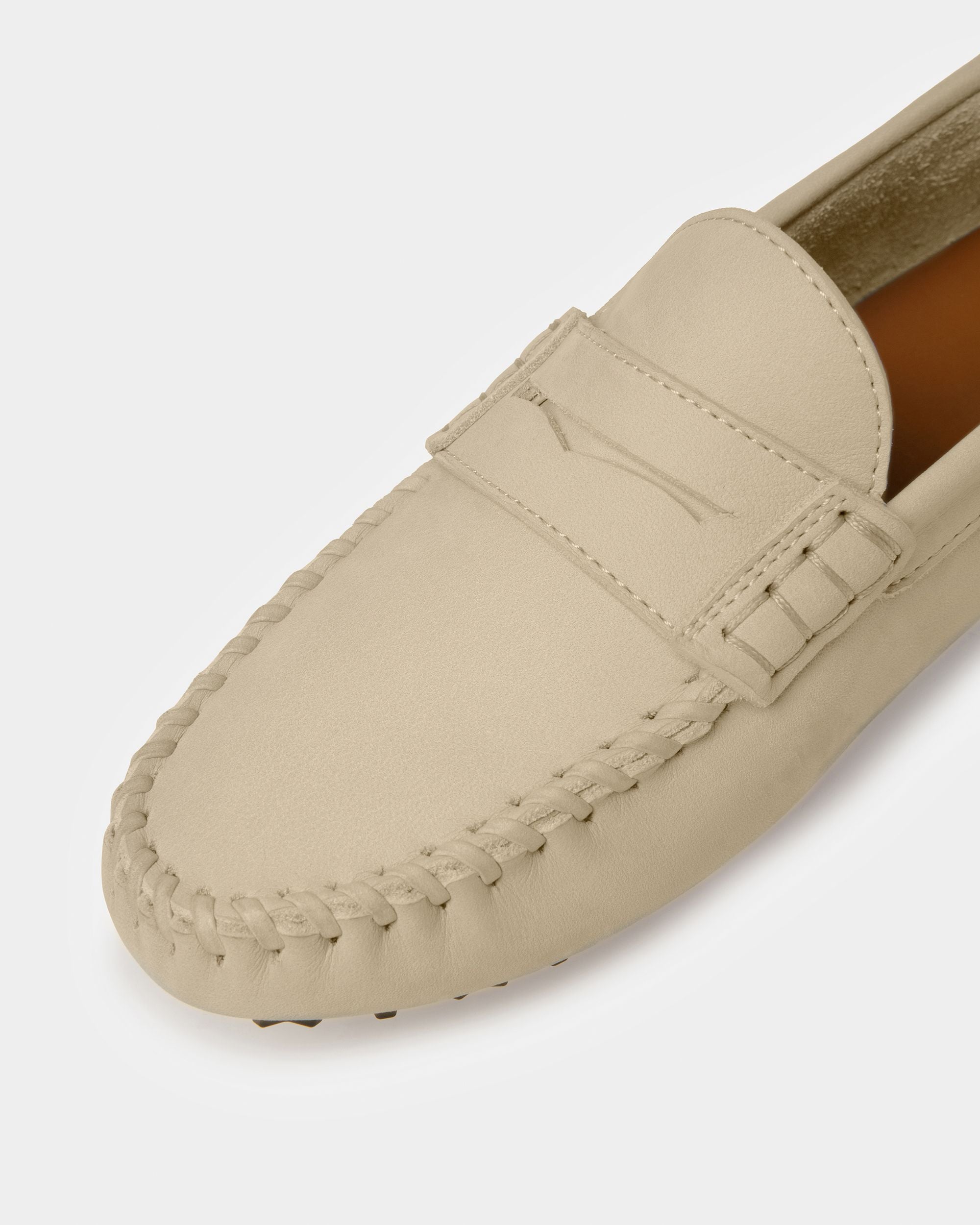 Lamby フォッシルベージュ レザー ドライビングシューズ - 女性 - Bally - 06