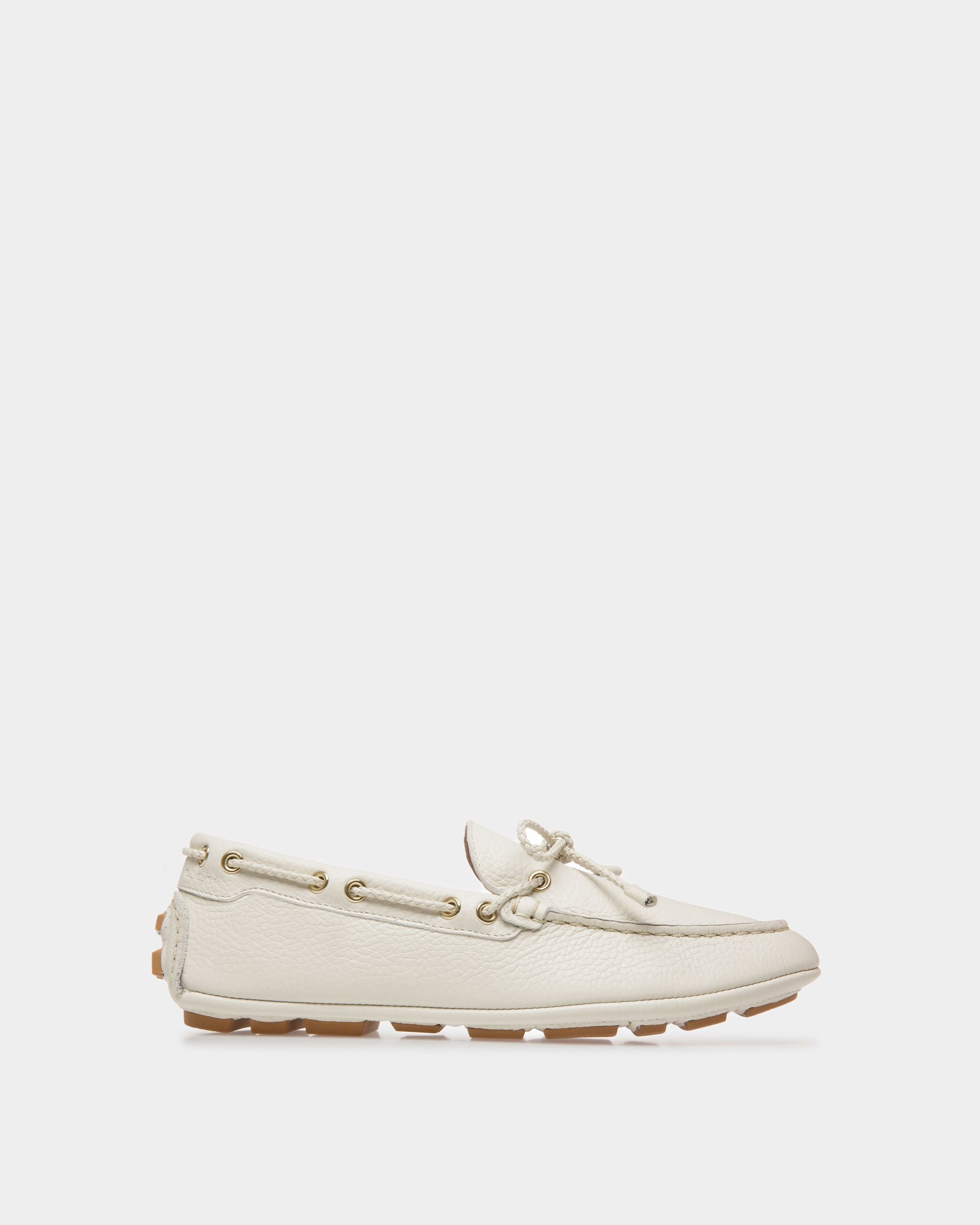 Kerbs ドライビングシューズ ダスティホワイト レザー - 女性 - Bally - 01