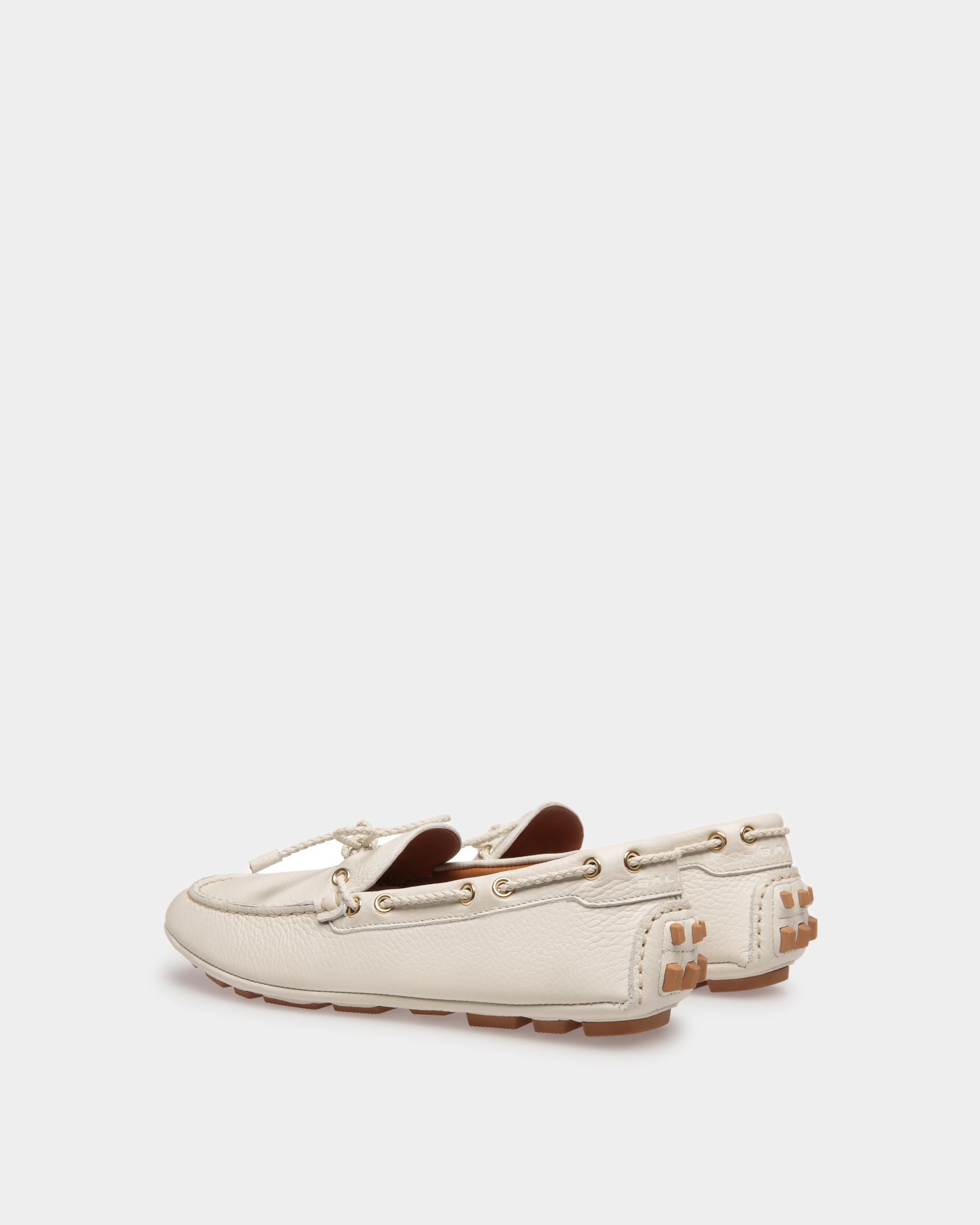 Kerbs ドライビングシューズ ダスティホワイト レザー - 女性 - Bally - 03