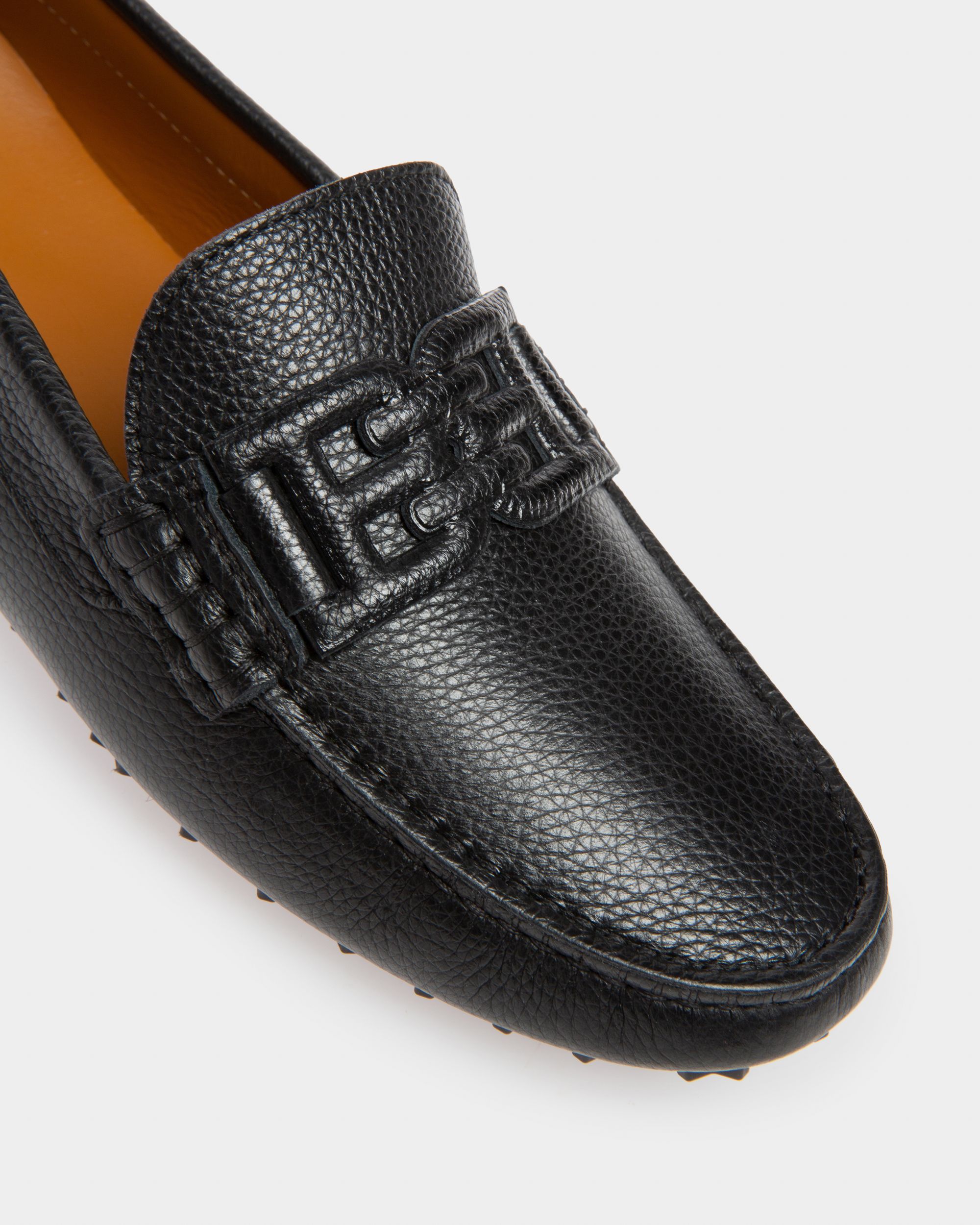 Leyla ブラック レザー ドライビングシューズ - 女性 - Bally - 06