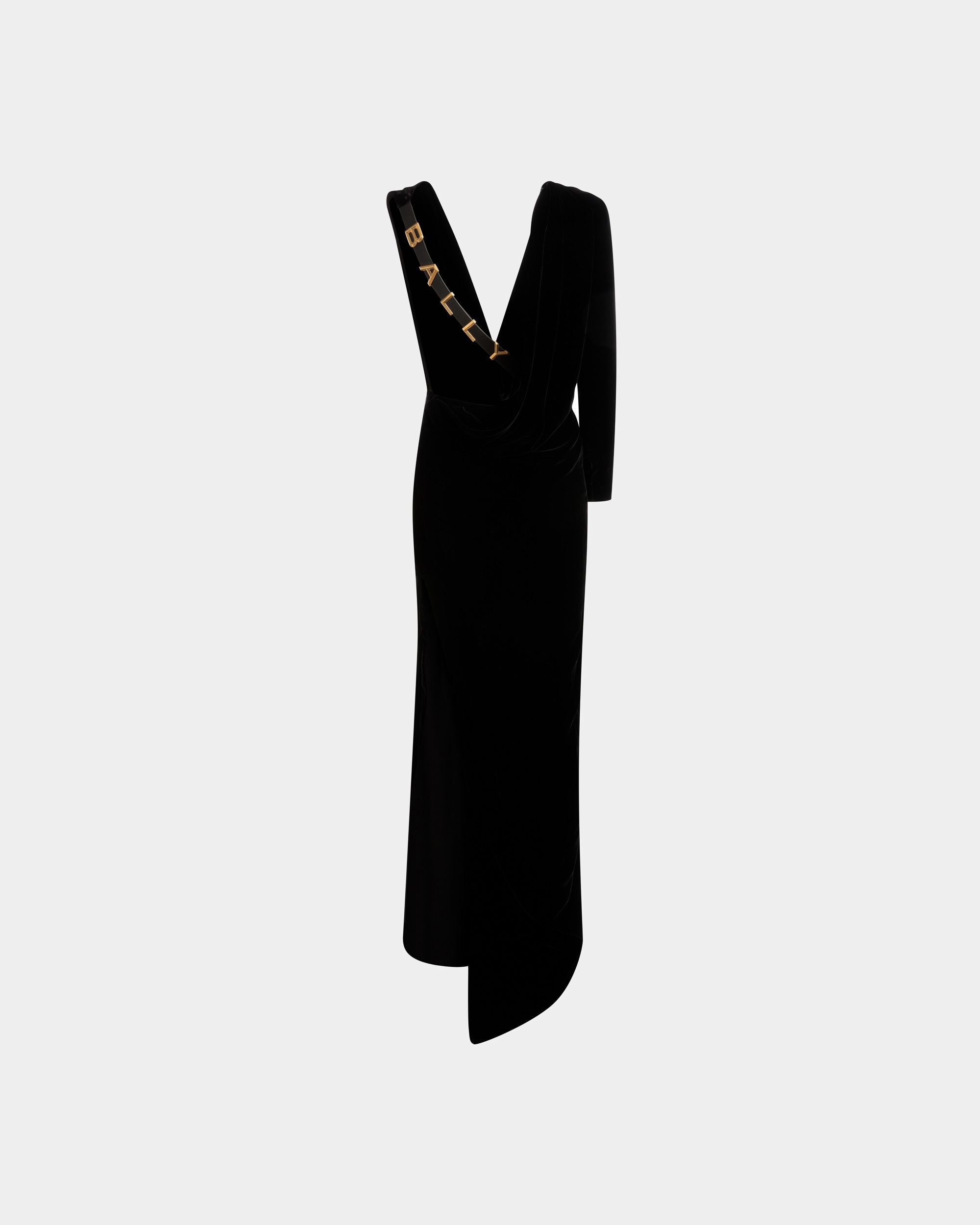アシンメトリー ドレス ブラック シルクブレンド - 女性 - Bally - 07