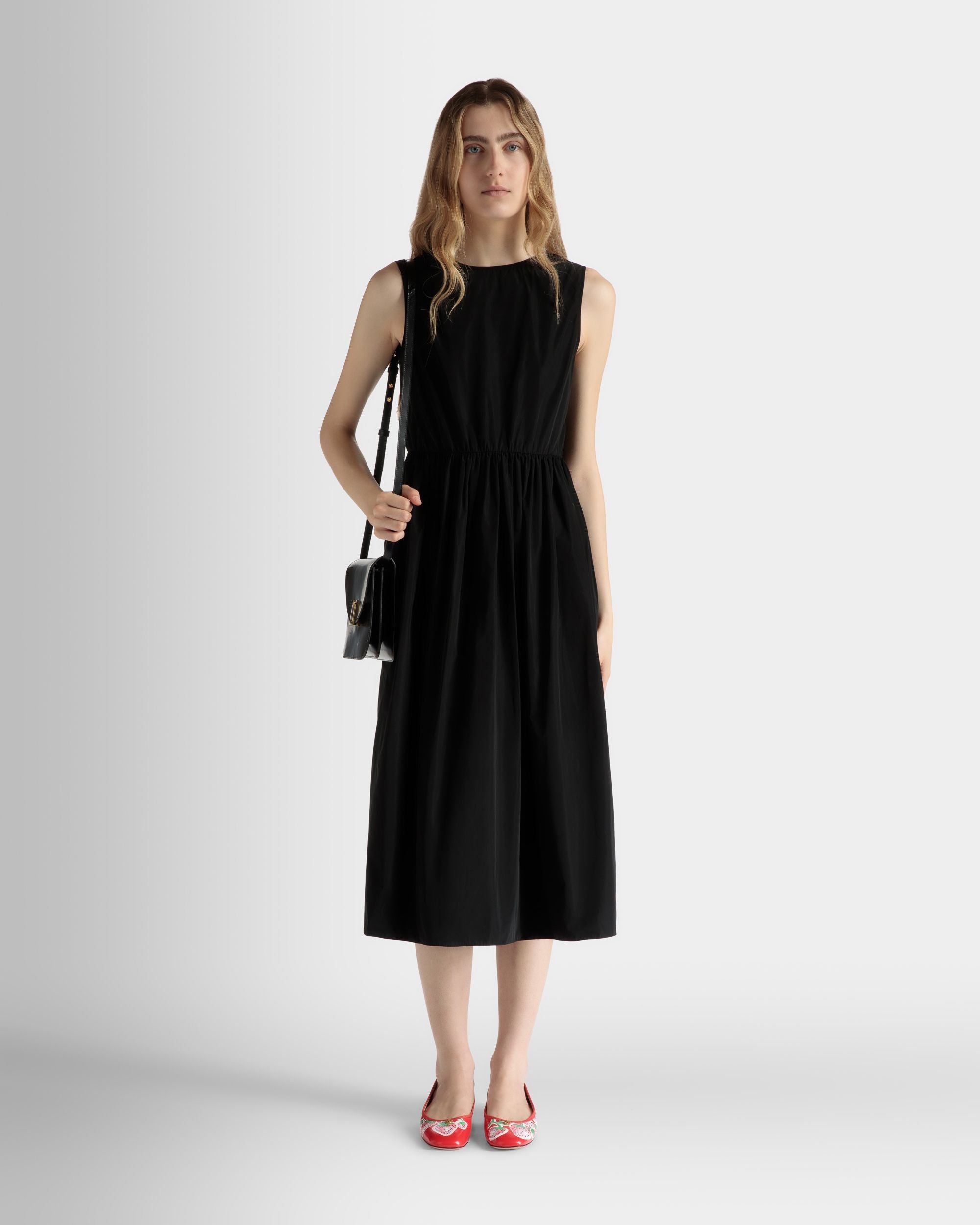 ノースリーブ ミディドレス ブラック テクニカル Duchesse - 女性 - Bally - 02