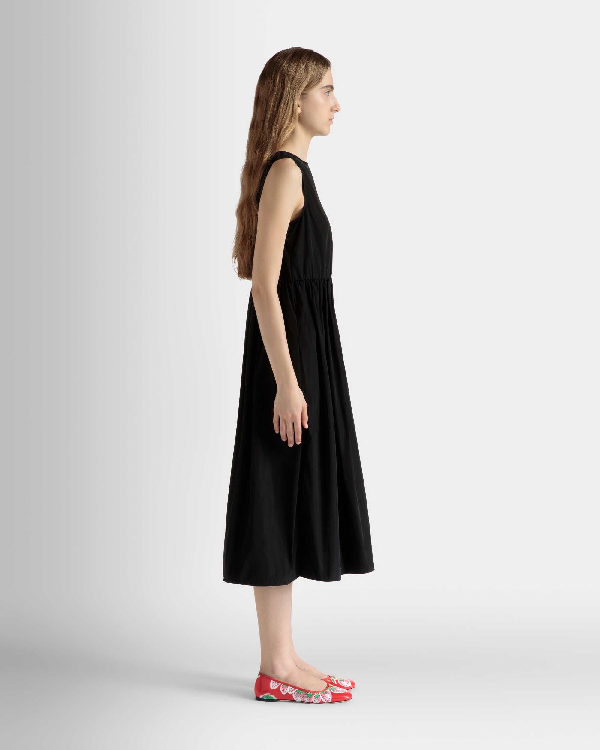 ノースリーブ ミディドレス ブラック テクニカル Duchesse - 女性 - Bally - 05