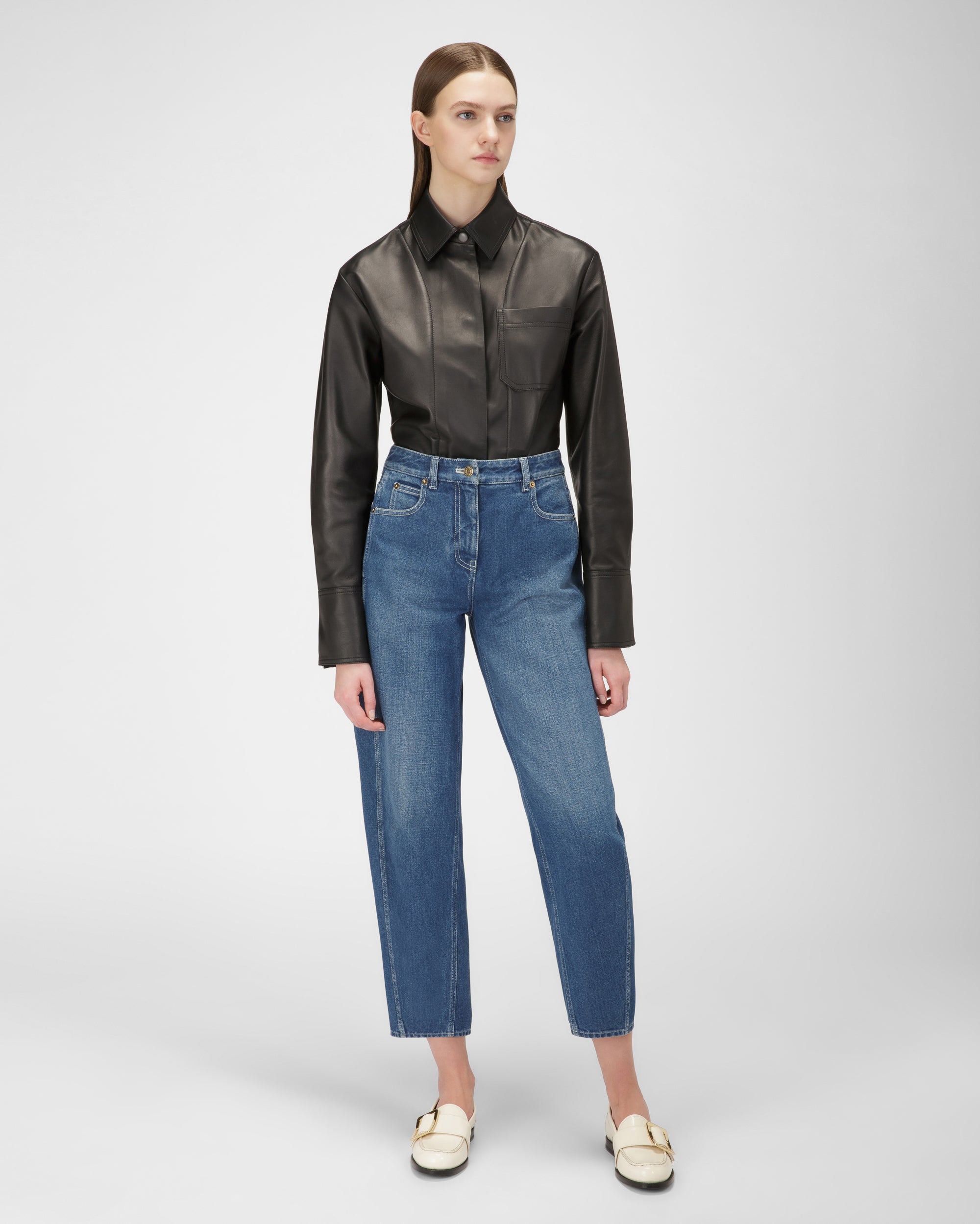 Calya ボーンホワイト レザー モカシン - 女性 - Bally - 02