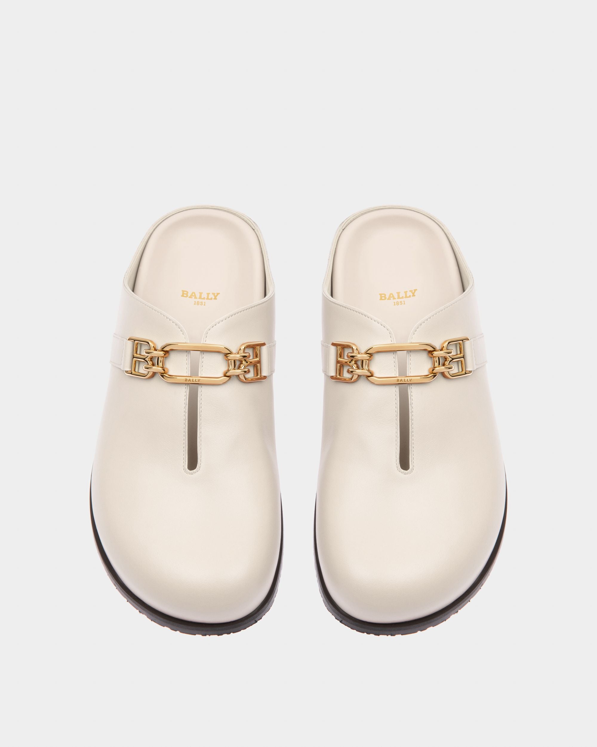 Francine ボーンホワイト レザー スリッポンシューズ - 女性 - Bally - 02