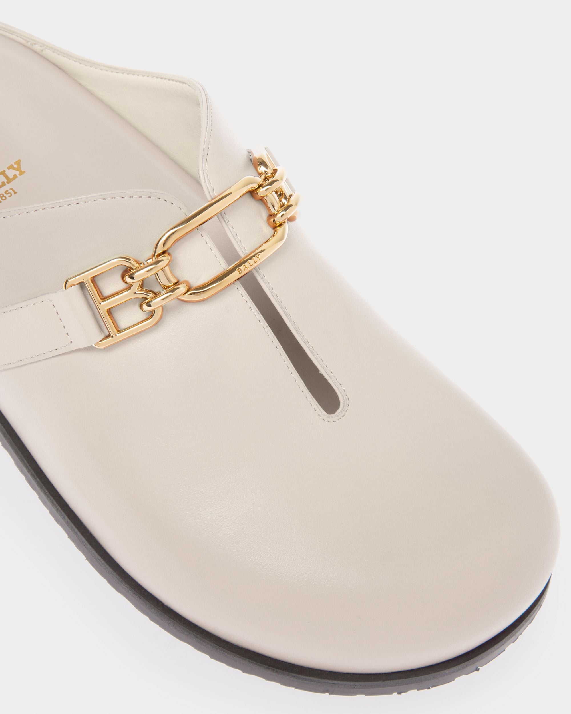 Francine ボーンホワイト レザー スリッポンシューズ - 女性 - Bally - 06