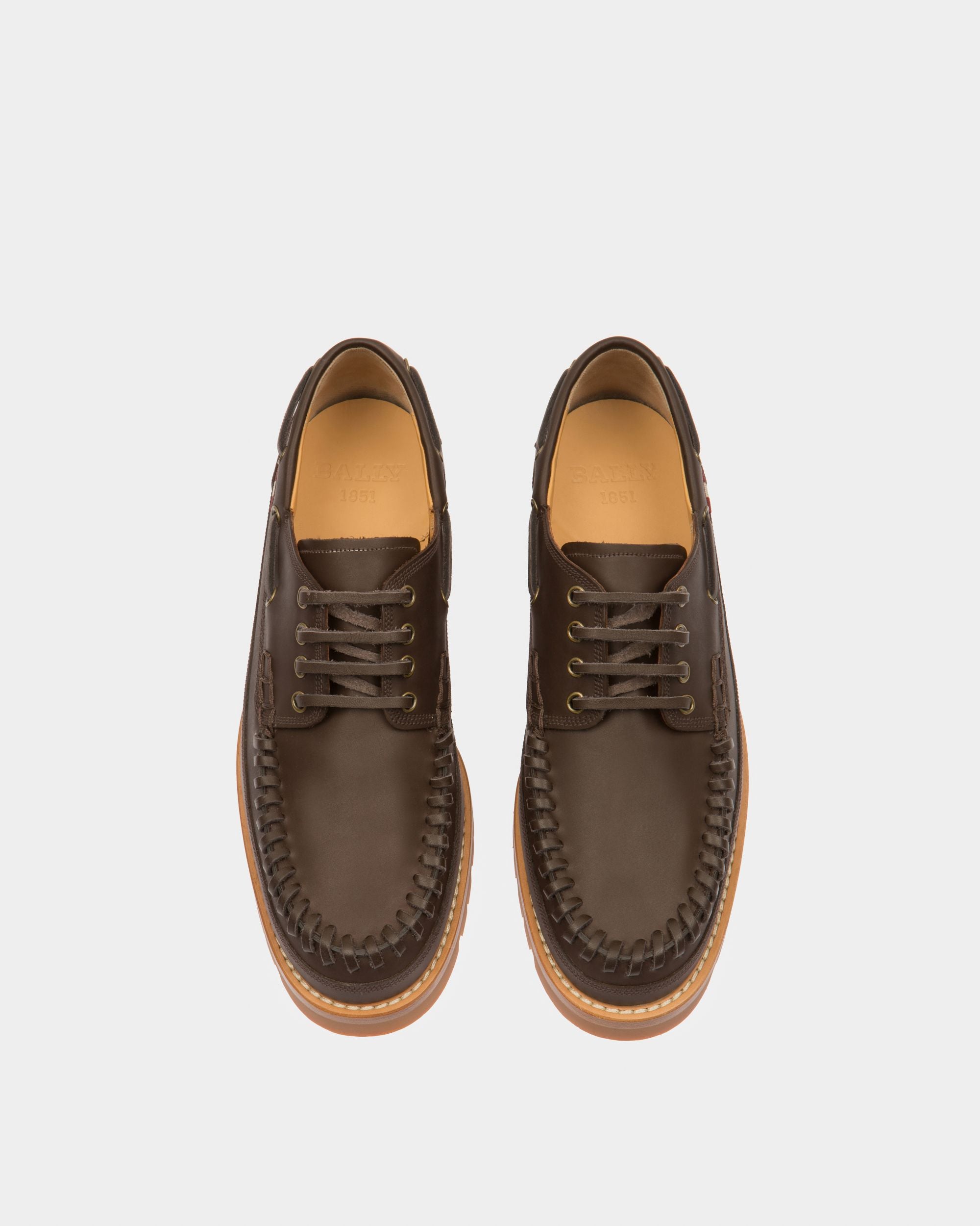 Tristan ブラウン レザー モカシン - 女性 - Bally - 02