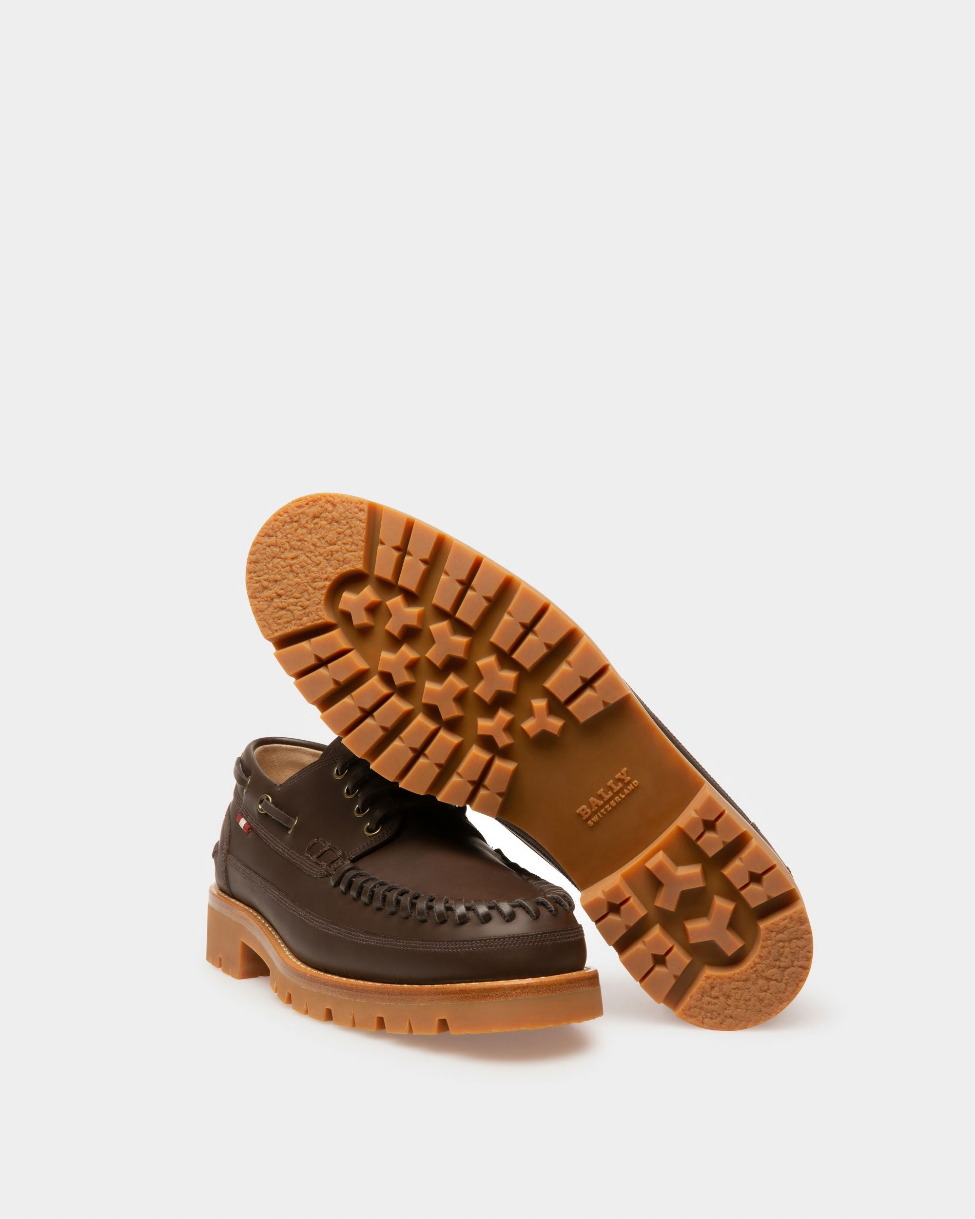 Tristan ブラウン レザー モカシン - 女性 - Bally - 05
