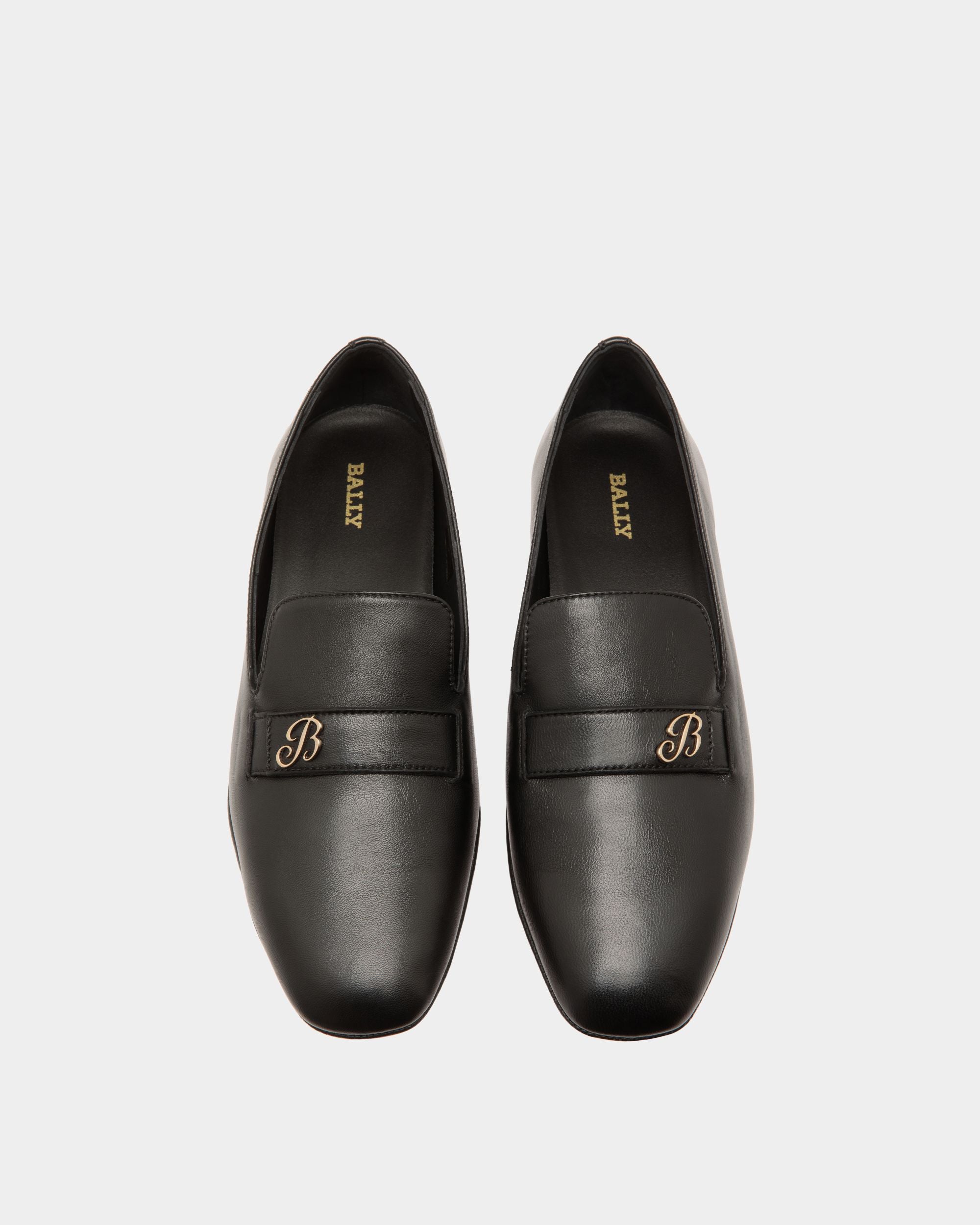 バックレスシューズ ブラック レザー - 女性 - Bally - 04