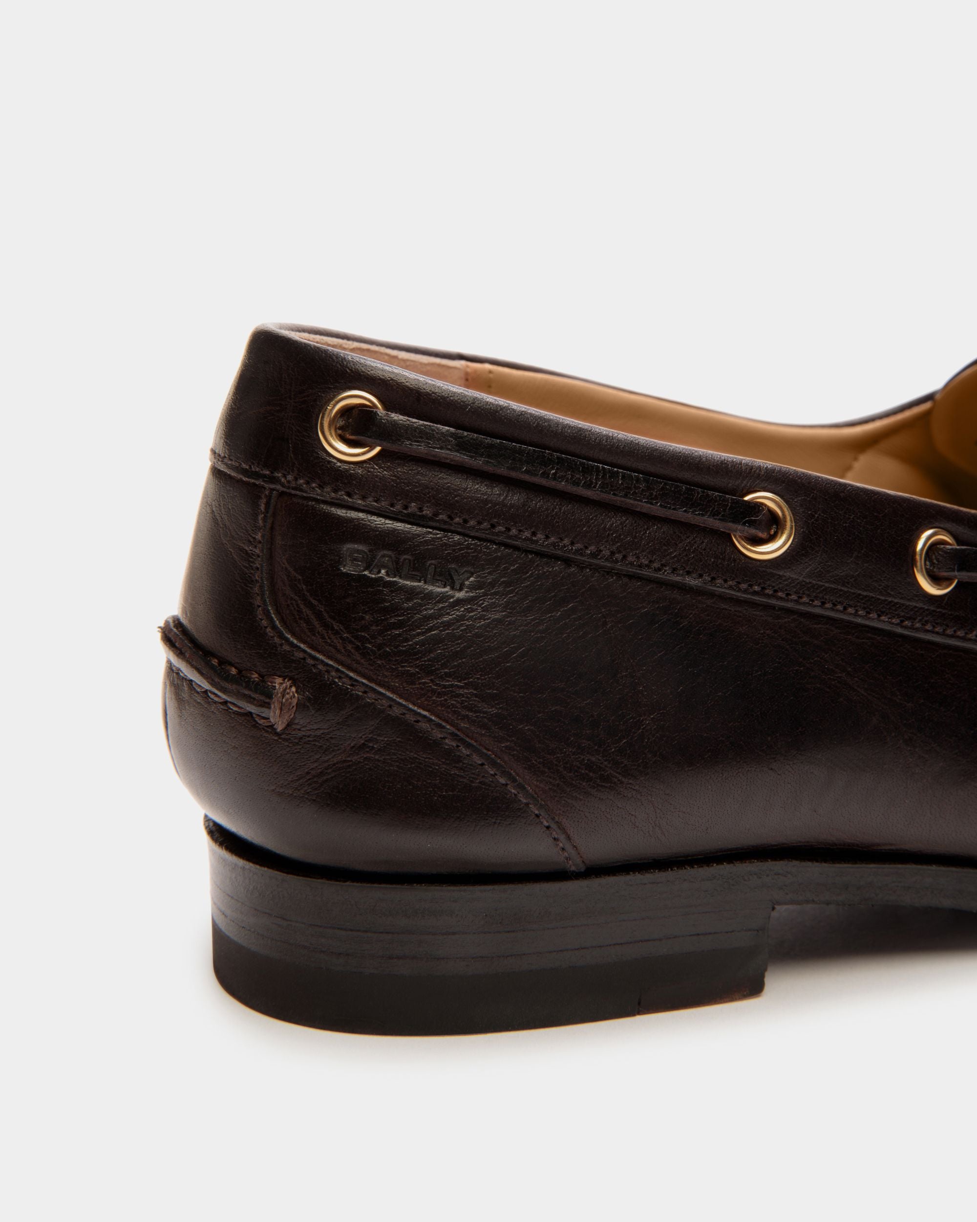 Plume モカシン ダークブラウン レザー - 女性 - Bally - 05