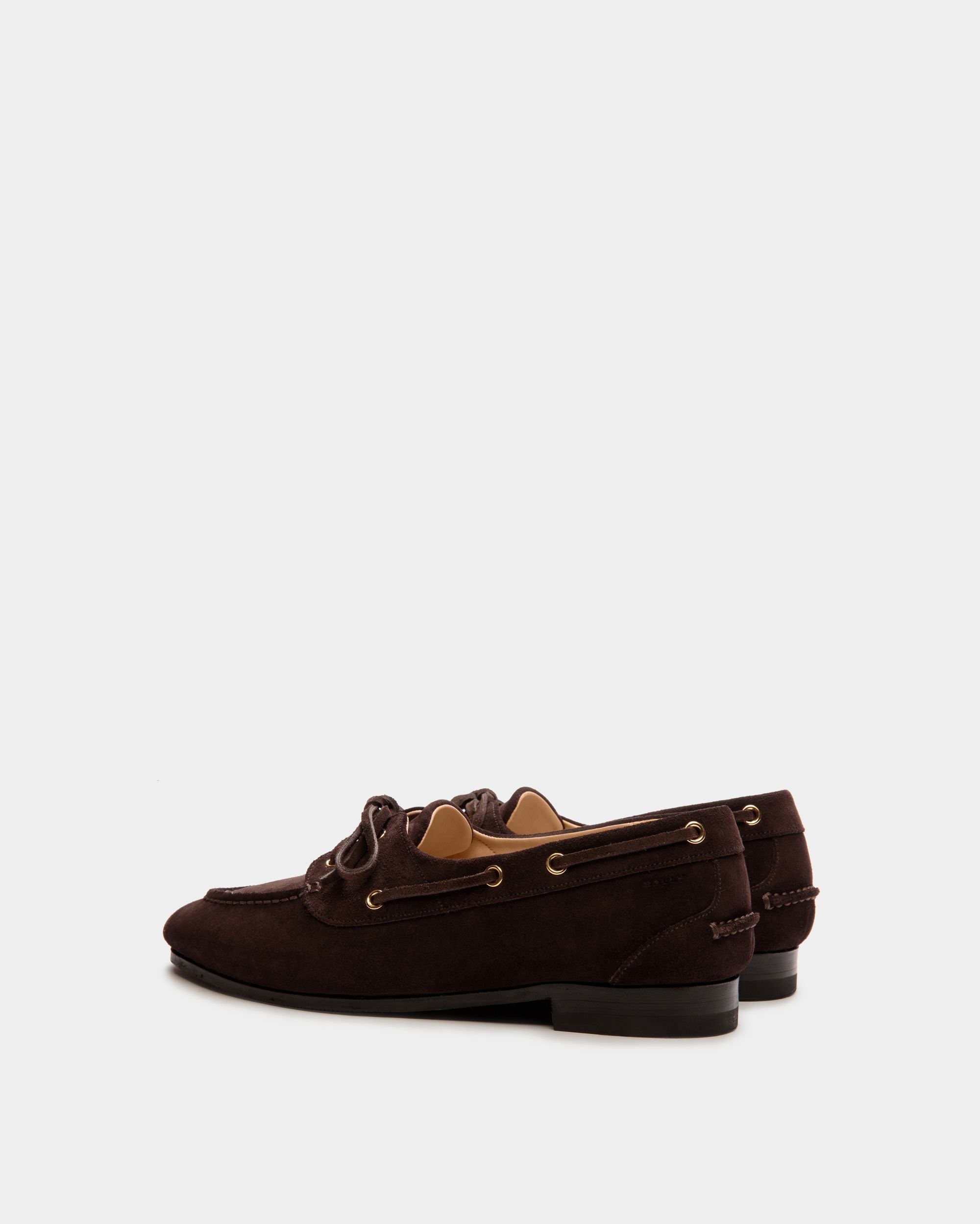 Plume モカシン ダークブラウン スエード - 女性 - Bally - 04