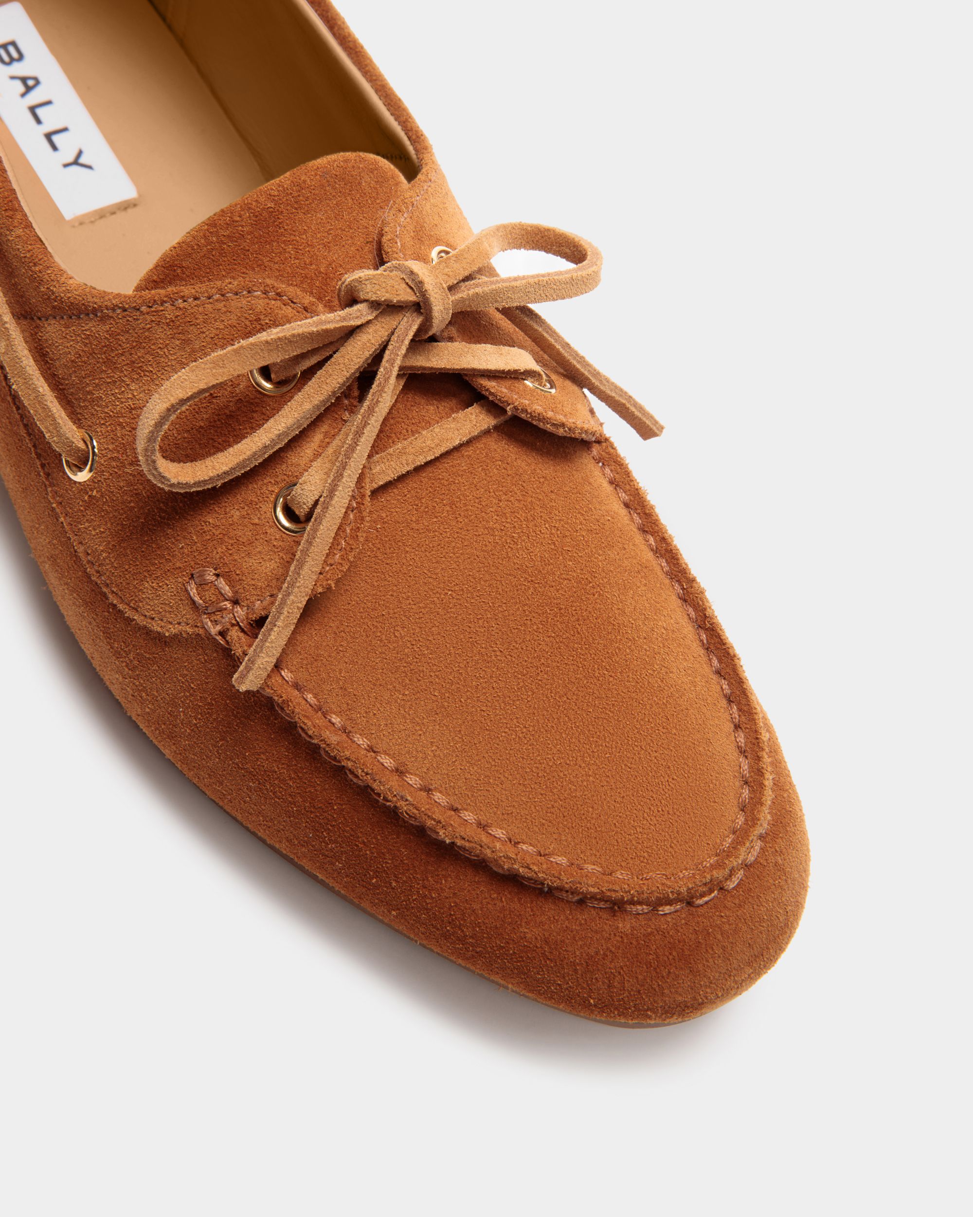 Plume モカシン ブラウン スエード - 女性 - Bally - 04