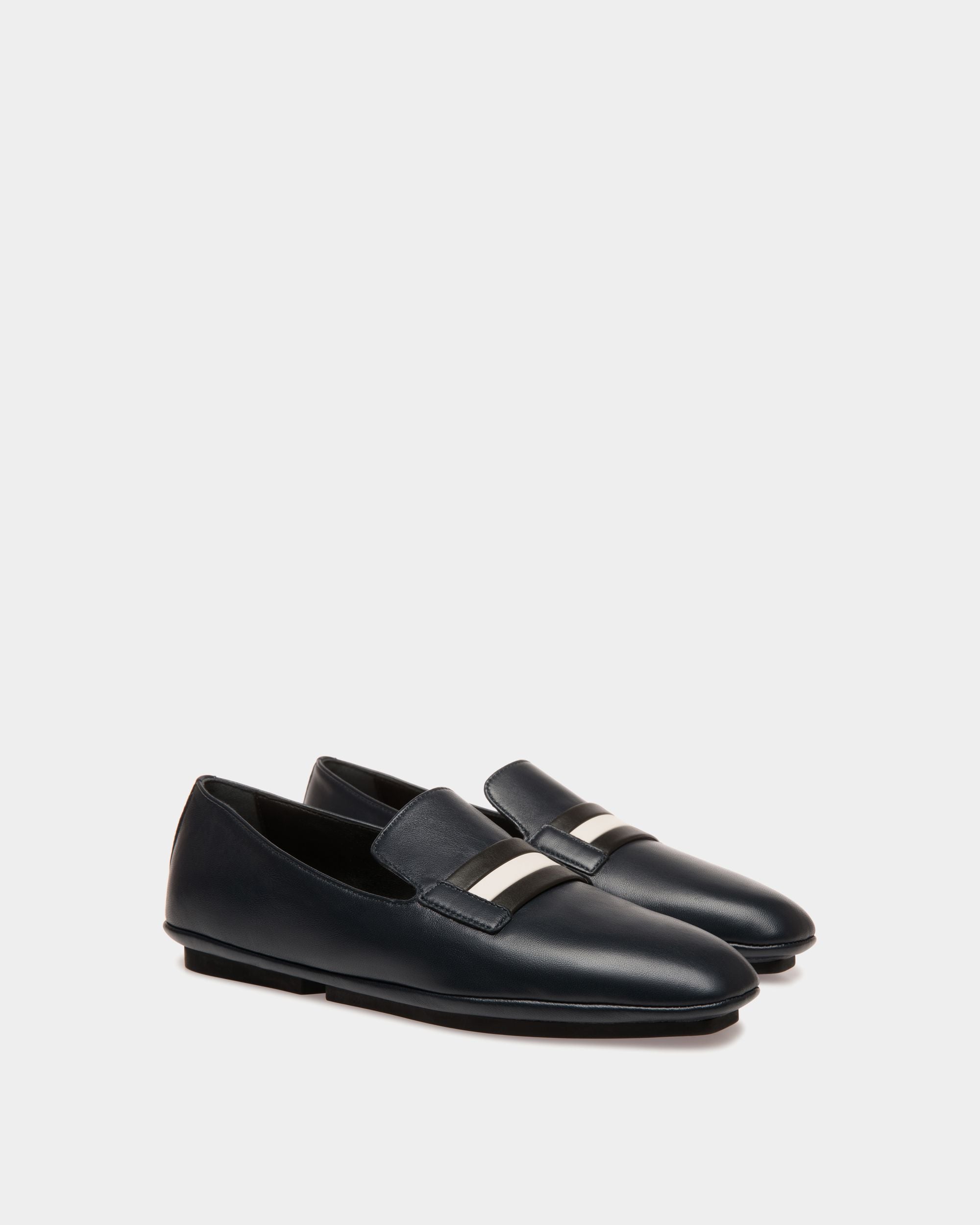 Slipper In Blue Lamb - 女性 - Bally - 02