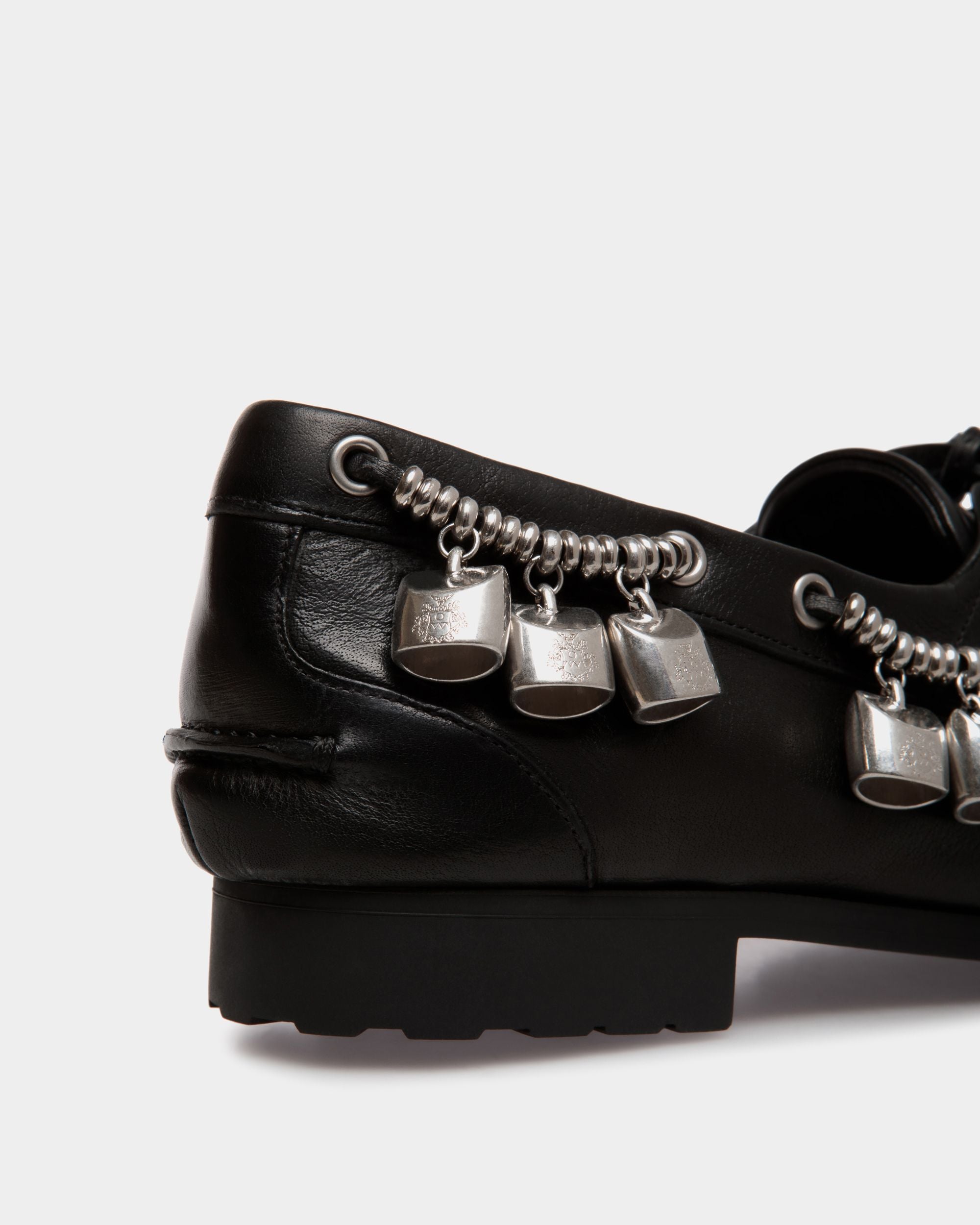 Plume モカシン ブラック レザー - 女性 - Bally - 06