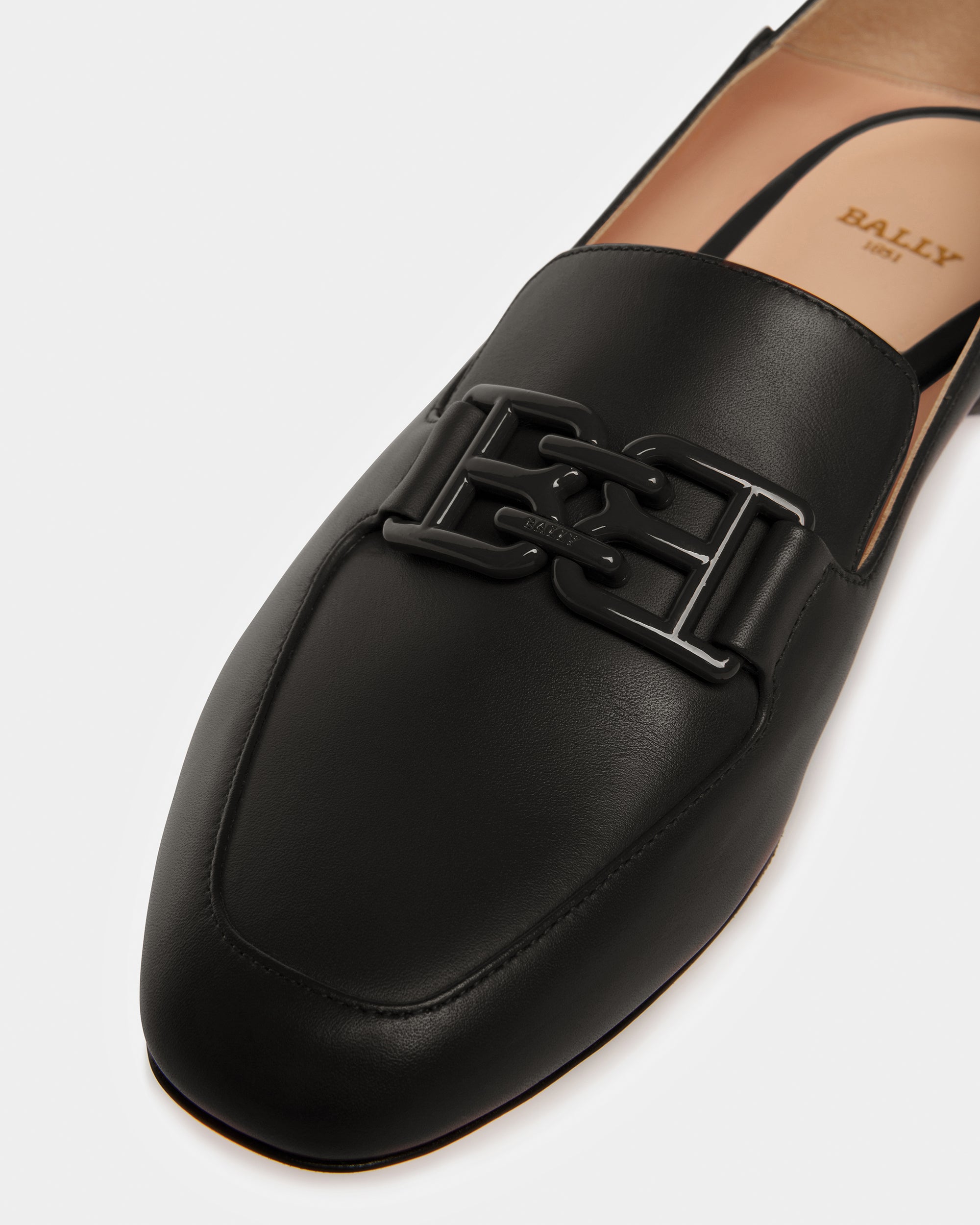 Ellah ブラック レザー ローファー - 女性 - Bally - 04