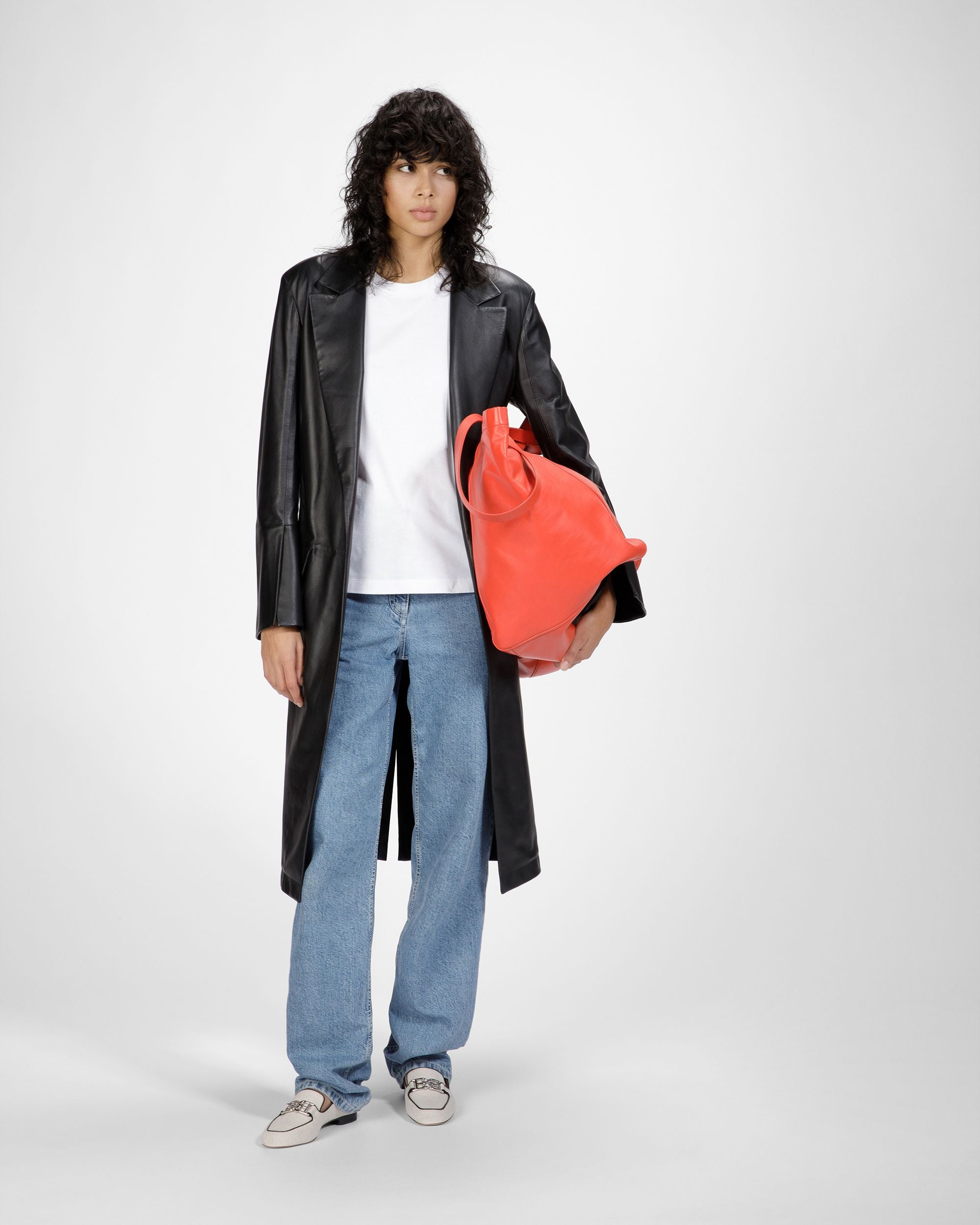 Ellah ナチュラル＆ブラック キャンバス＆レザー フラットシューズ - 女性 - Bally - 03