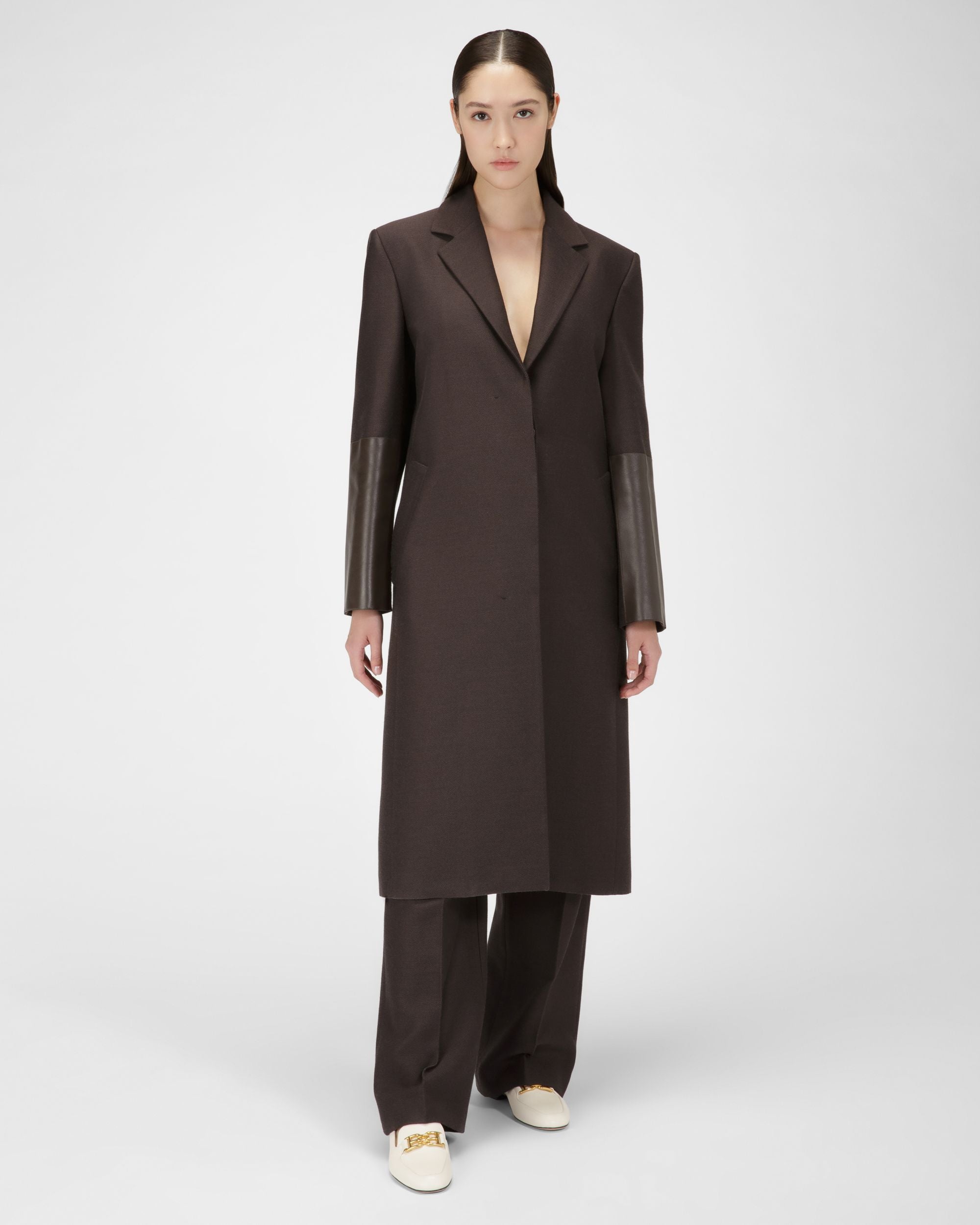 Ellah Flat ボーンホワイト レザー ローファー - 女性 - Bally - 03