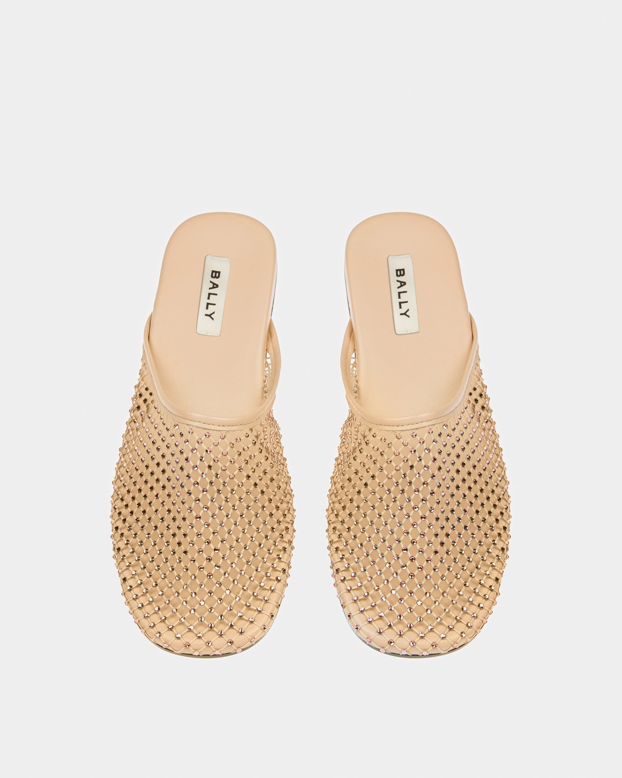 Crystal Fishnet バックレスシューズ クリスタル メッシュ - 女性 - Bally - 02