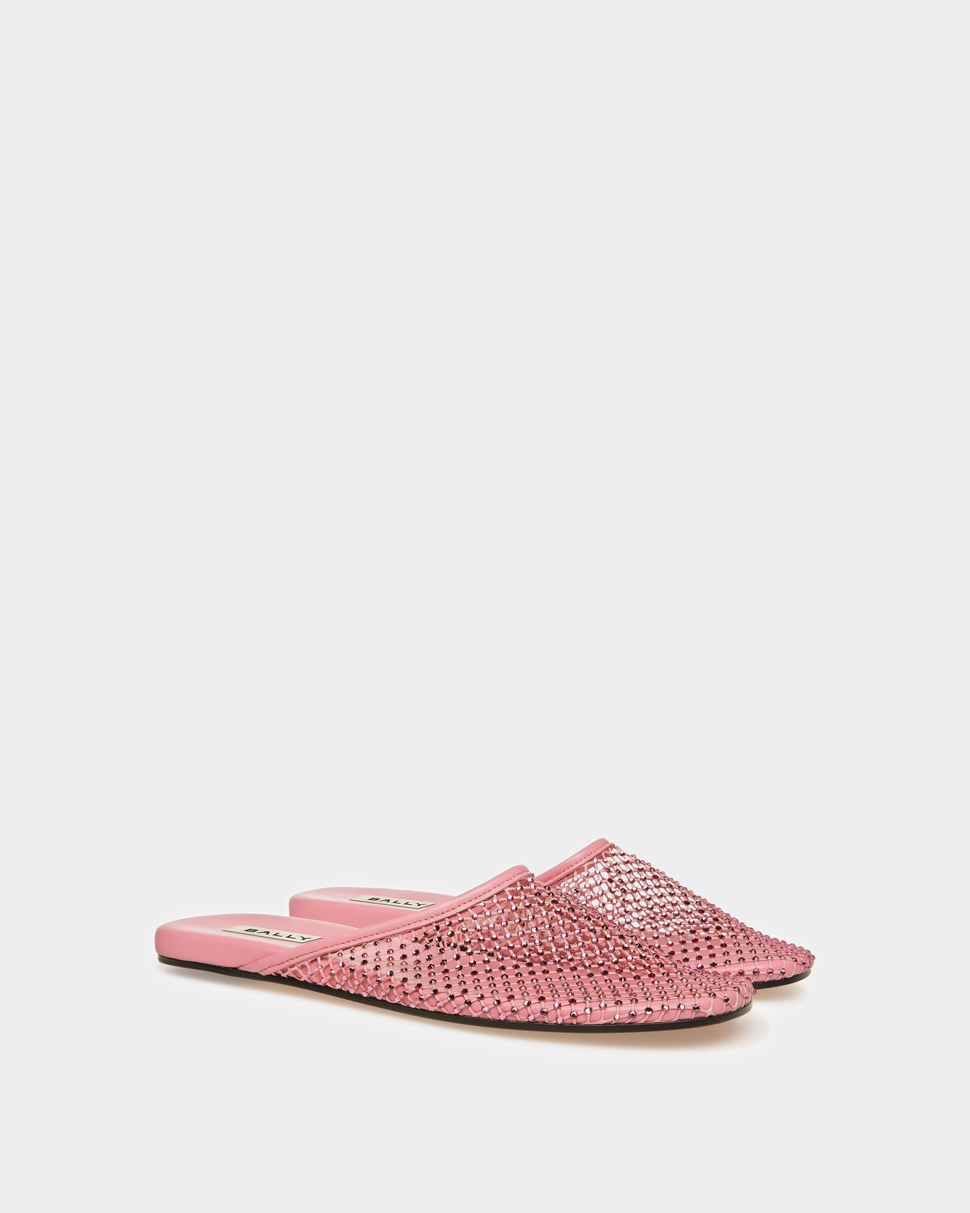 Crystal Fishnet バックレスシューズ クリスタル メッシュ - 女性 - Bally - 06