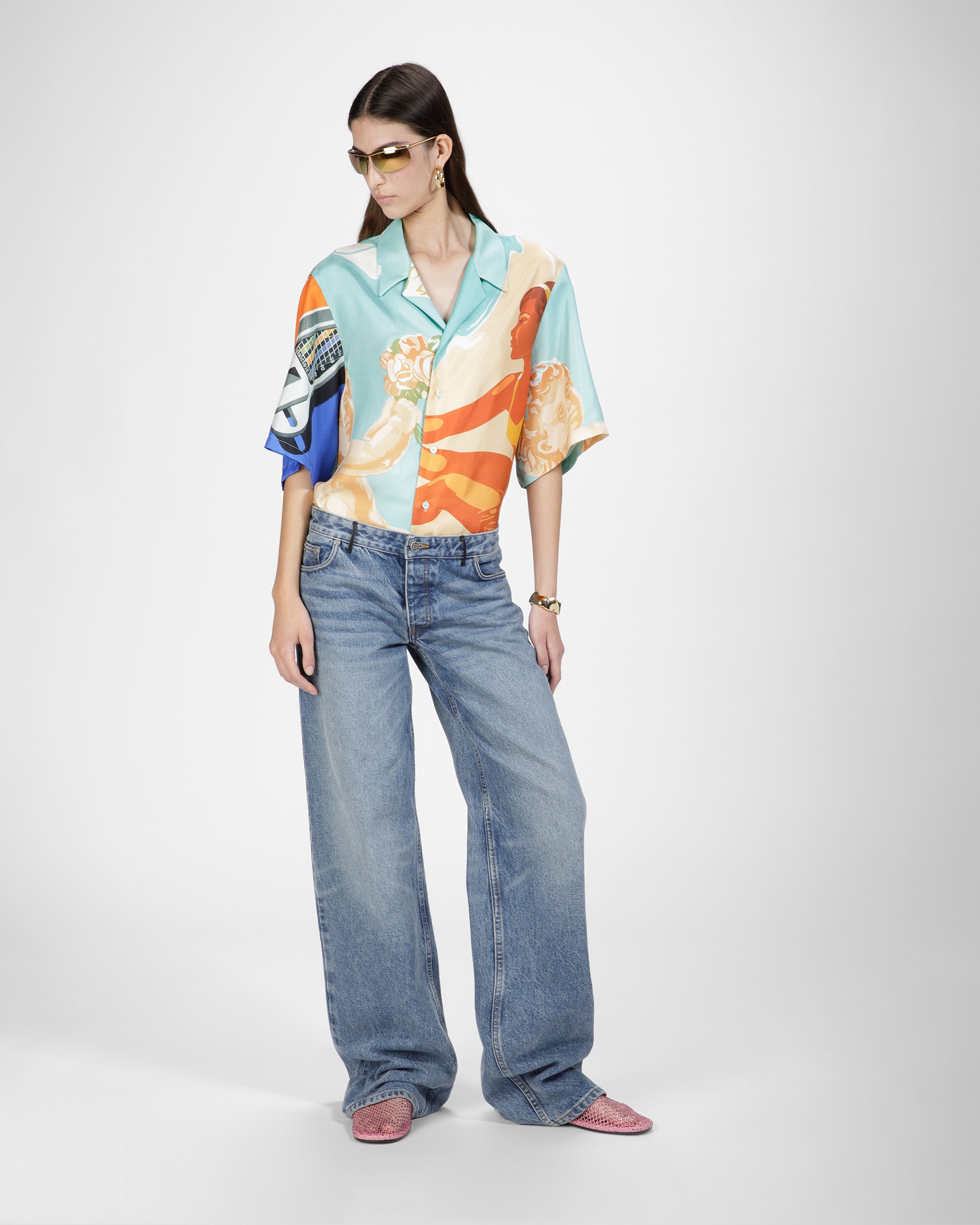 Crystal Fishnet バックレスシューズ クリスタル メッシュ - 女性 - Bally - 07