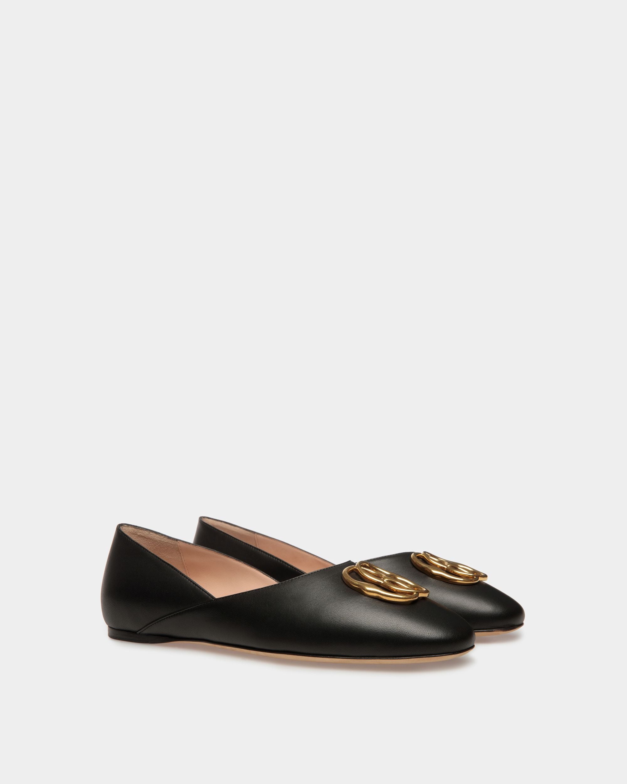 Emblem バックレスシューズ ブラック レザー - 女性 - Bally - 02
