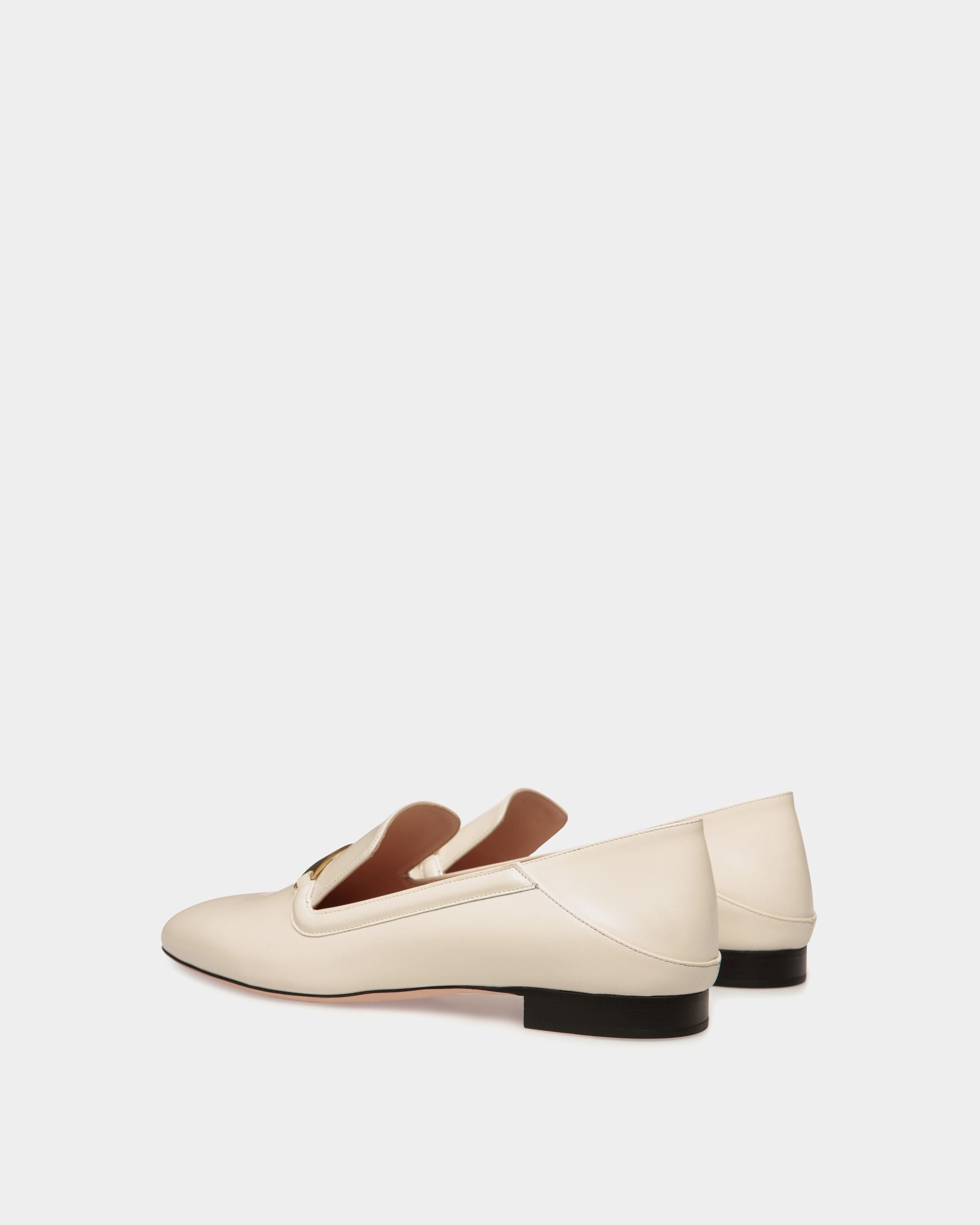 Deco フラットシューズ ホワイト レザー - 女性 - Bally - 04