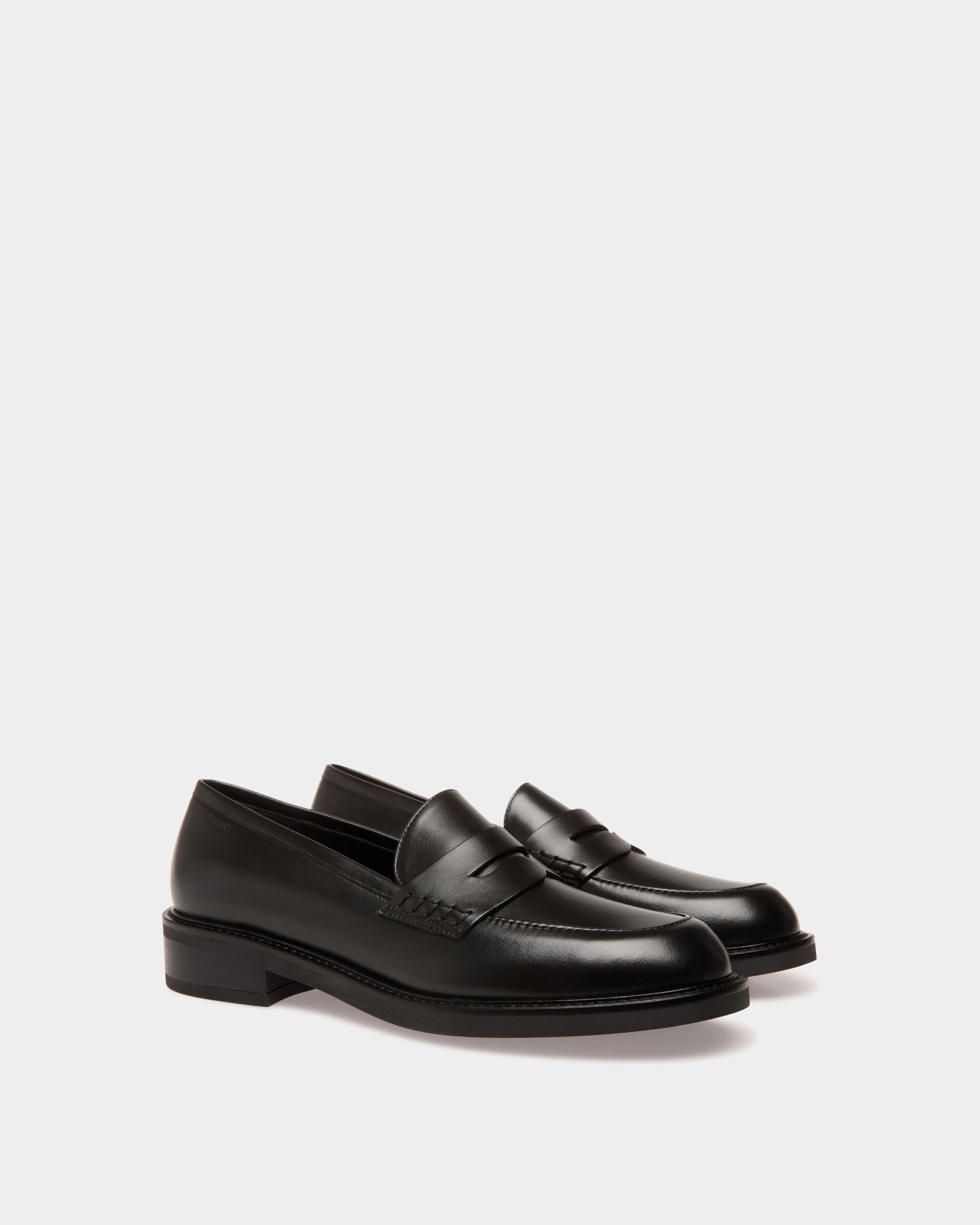 Flats In Black Leather - 女性 - Bally - 02