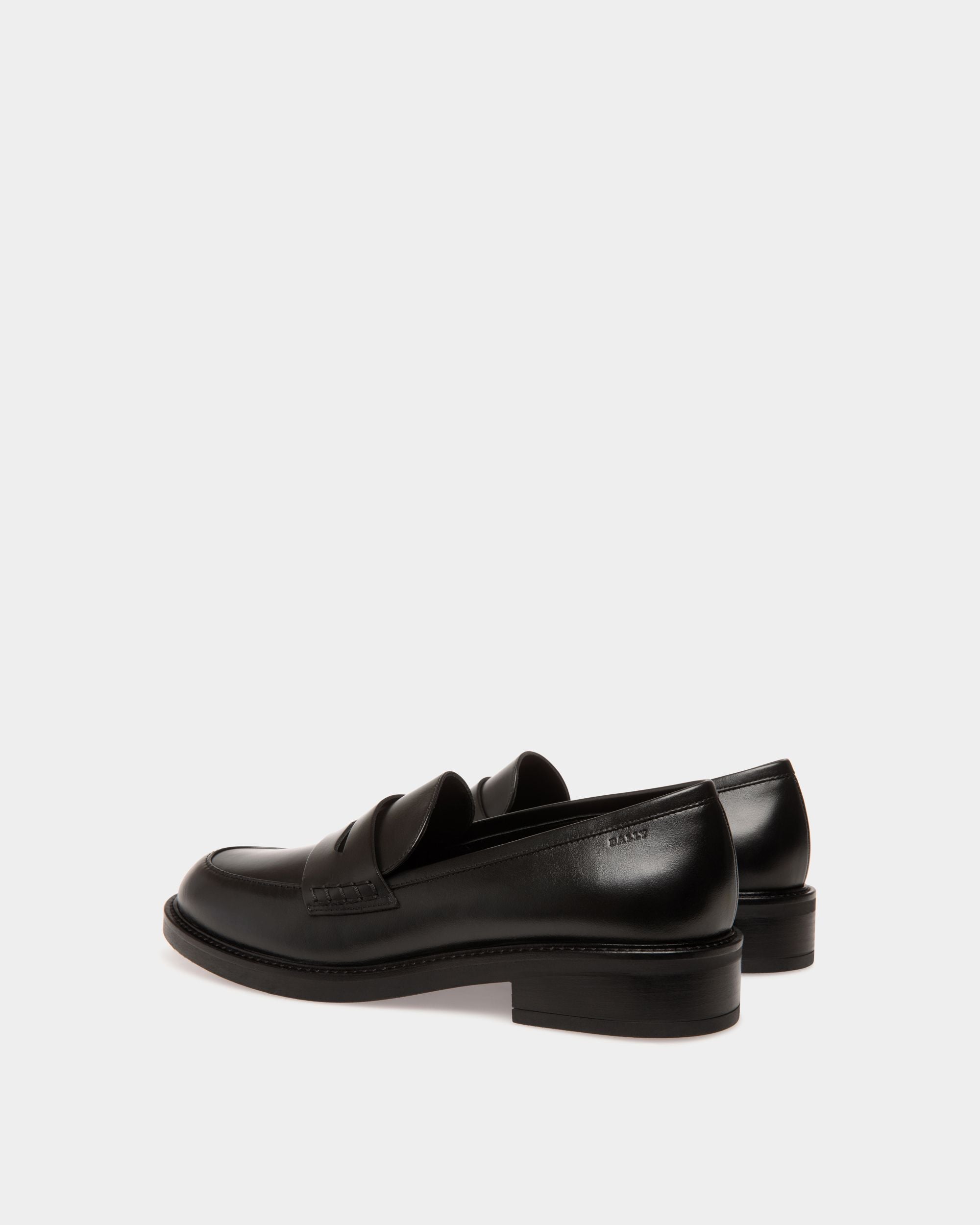 Flats In Black Leather - 女性 - Bally - 03