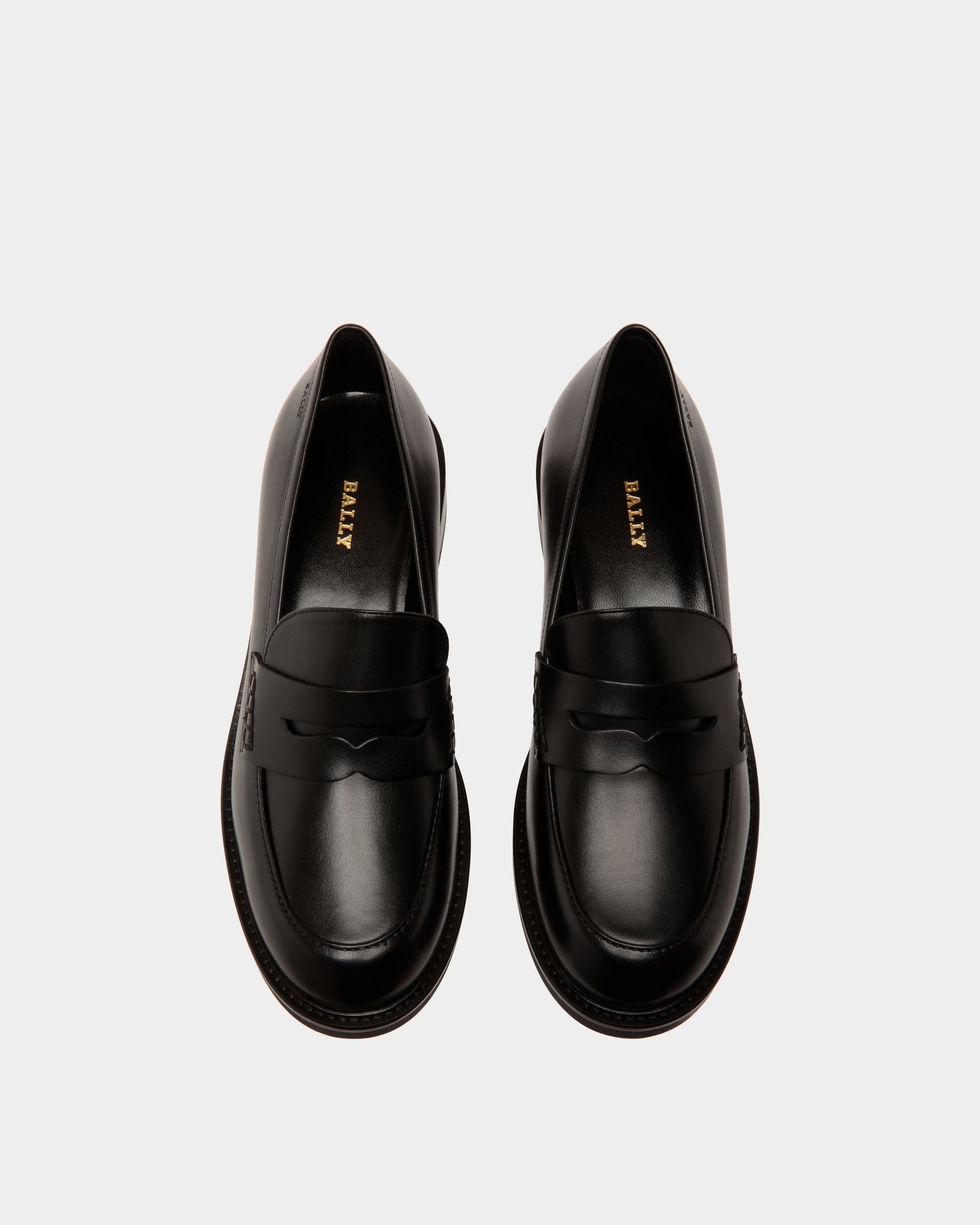 Flats In Black Leather - 女性 - Bally - 04