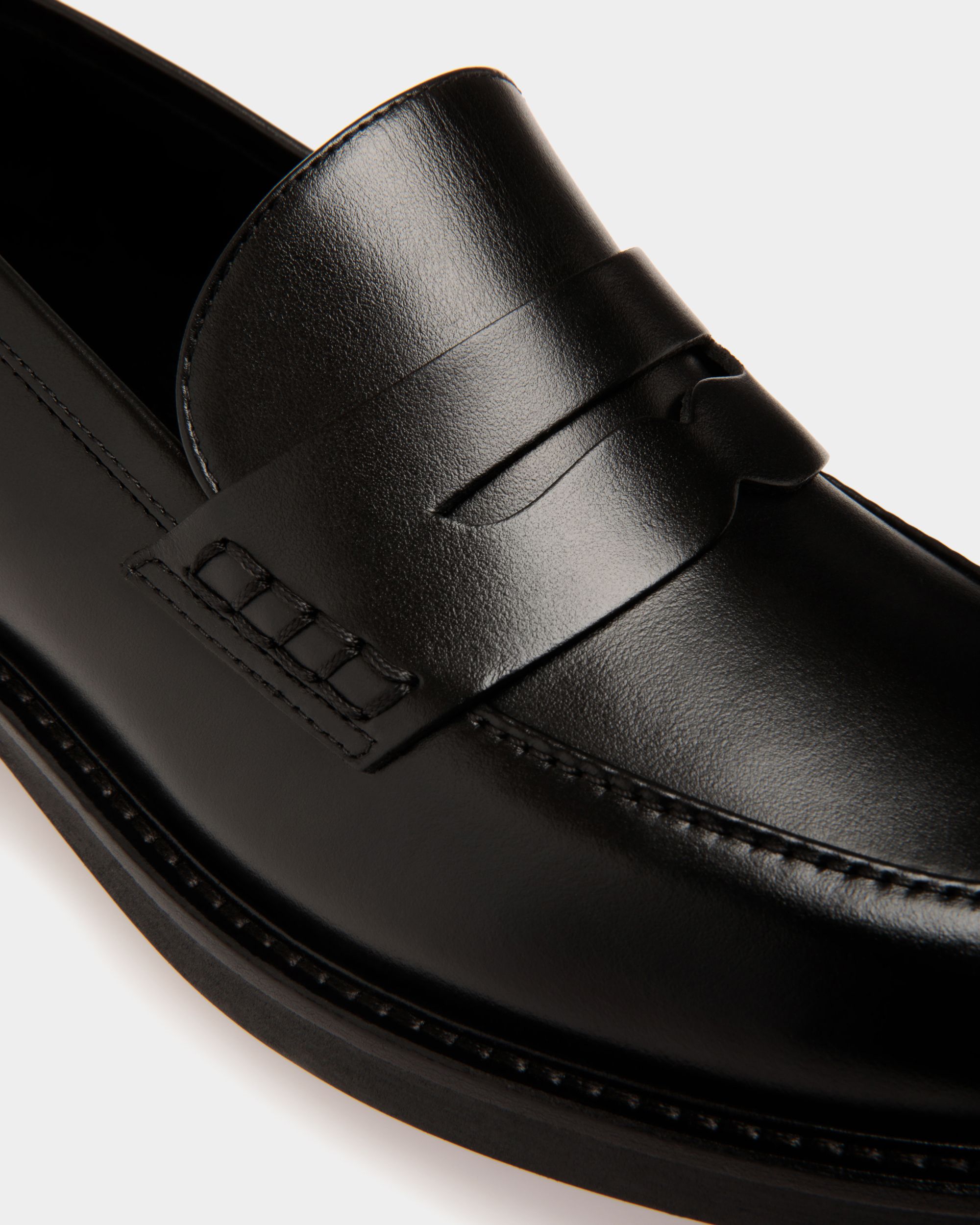 Flats In Black Leather - 女性 - Bally - 05