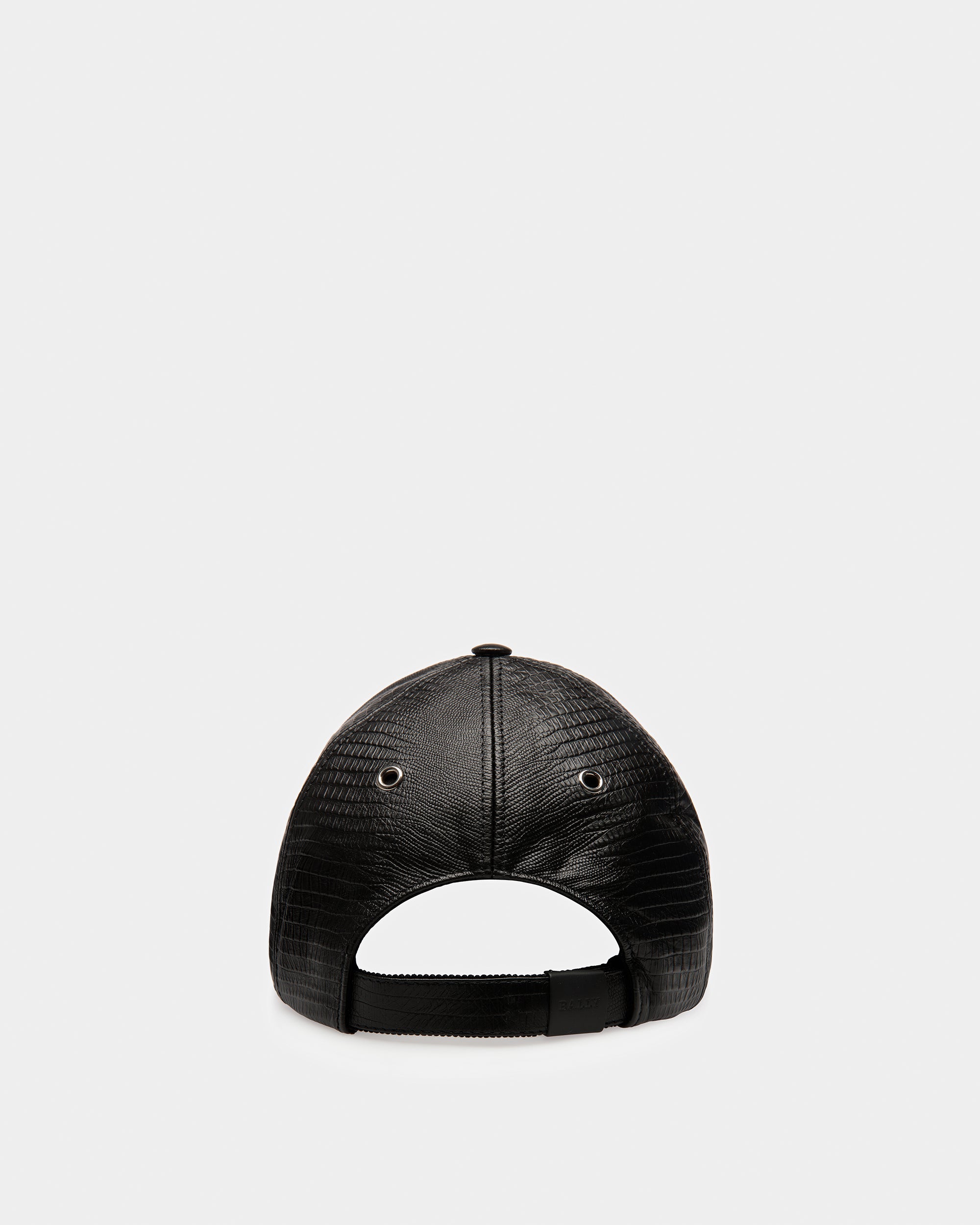 レザー ベースボールキャップ ブラック レザー ベースボールキャップ - 女性 - Bally - 02